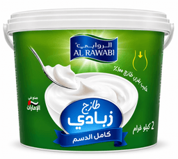 Al Rawabi Full Cream Yoghurt 2 kg - image 1