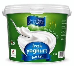 Al Rawabi Full Cream Yoghurt 2 kg - image 2