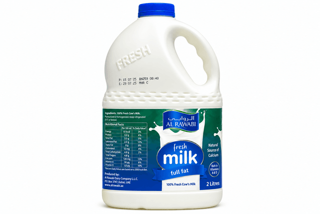 Al Rawabi Full Cream Milk 2 Litres