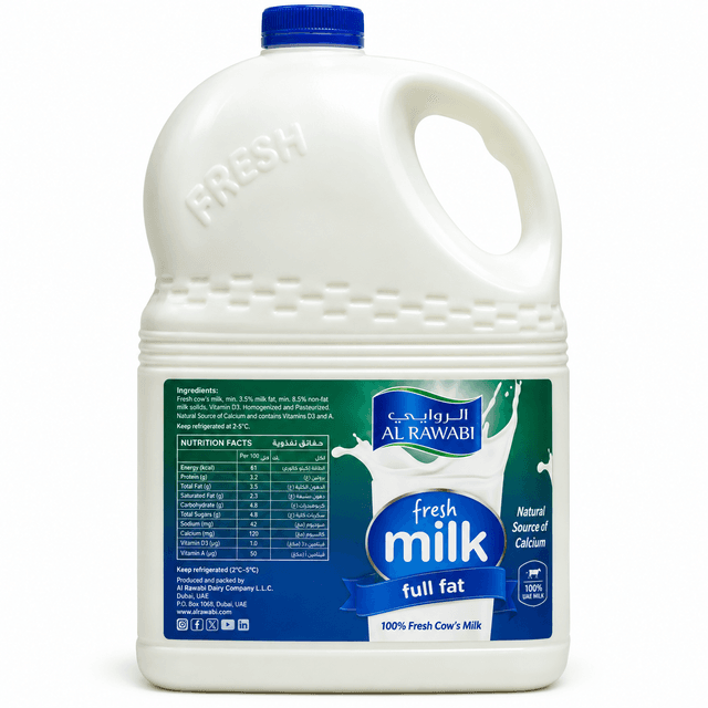 Al Rawabi Full Cream Milk 1 Gallon
