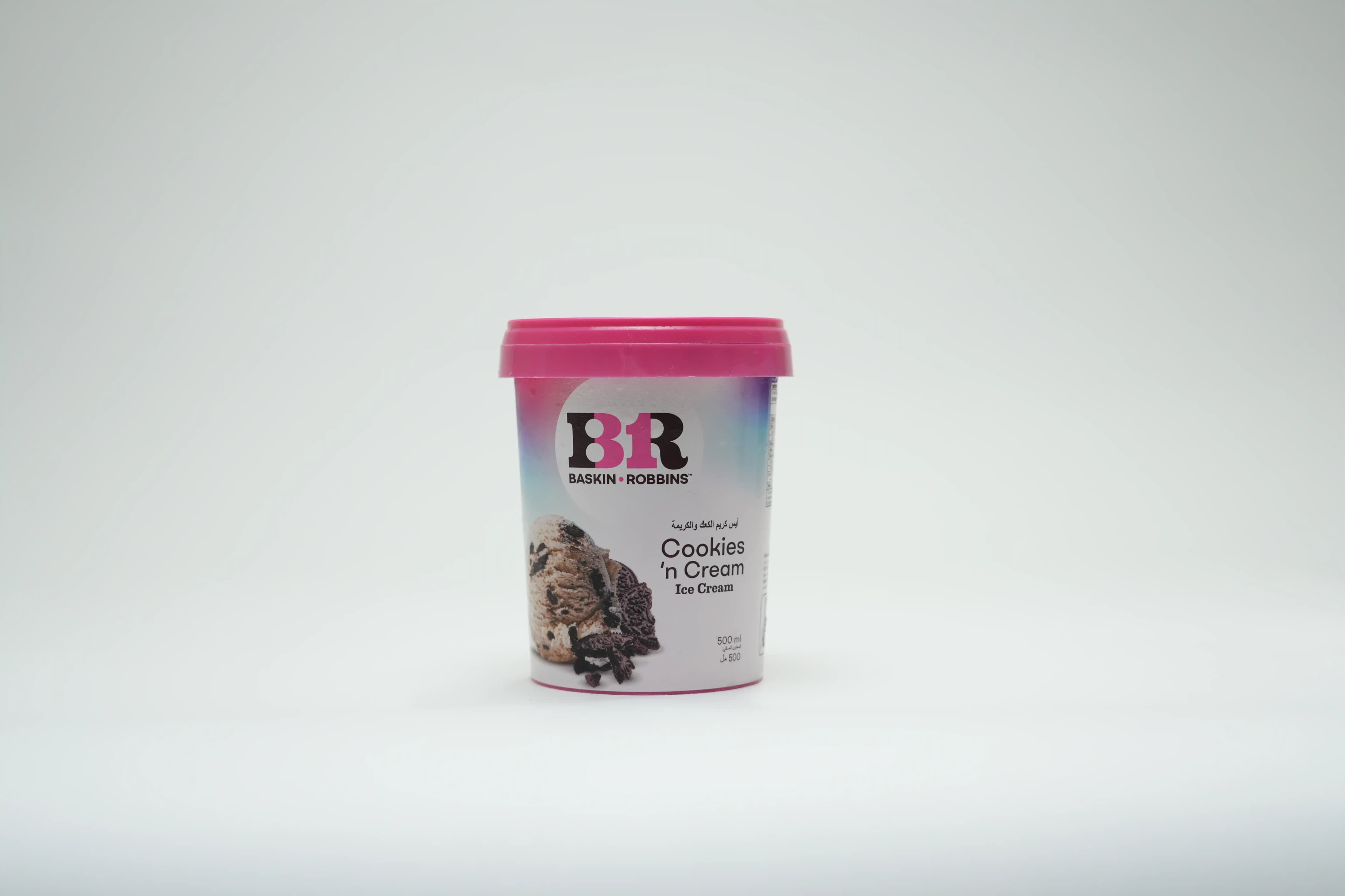 Baskin Robbins Cookies N Cream Ice Cream 500 ml