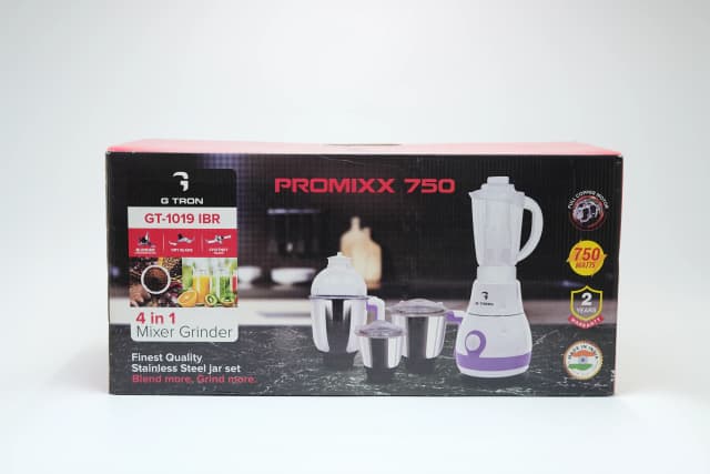 خلاط Gtron Gt-1019Ibr الهندي 750 واط 4 في 1