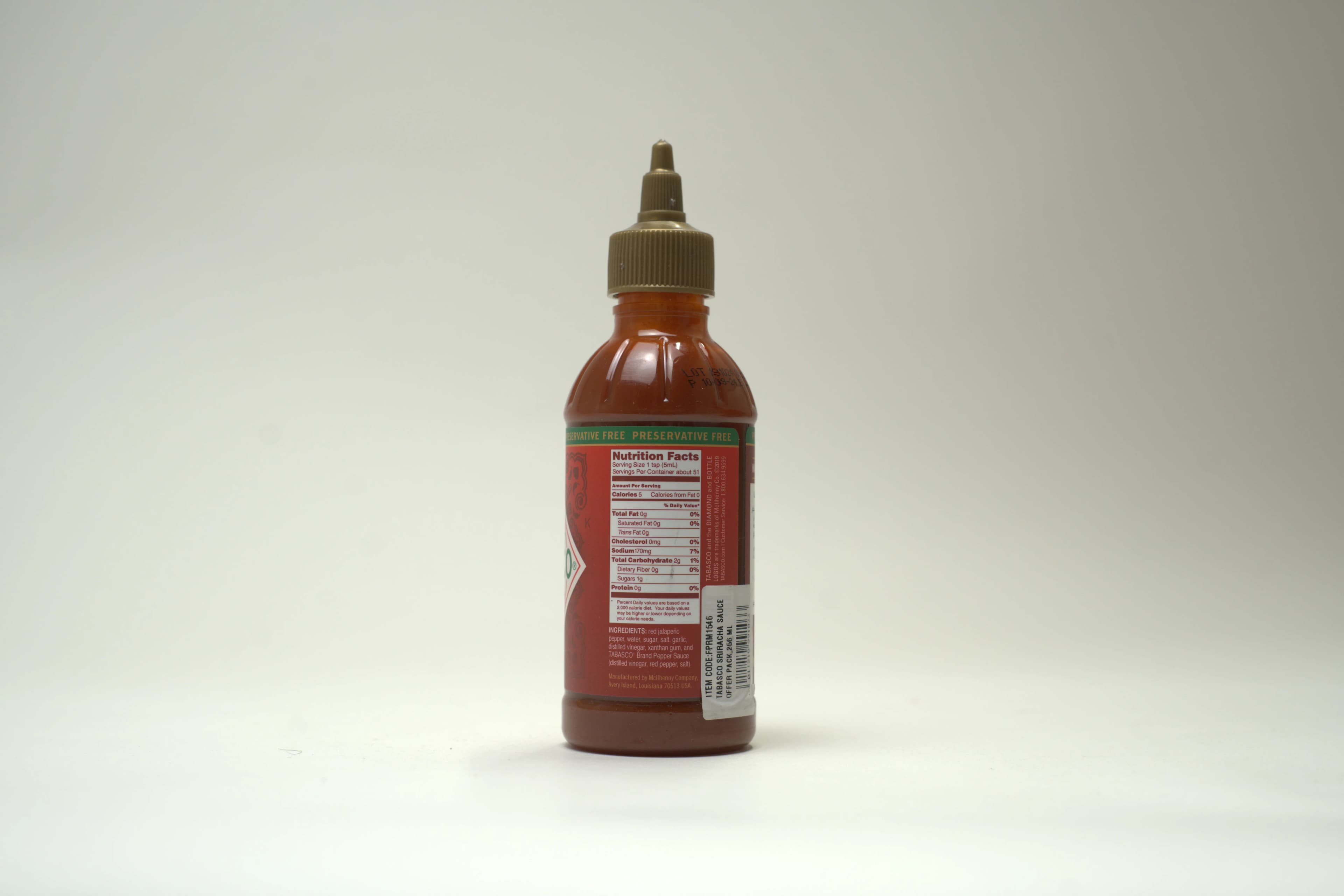 Tabasco Sriracha Sauce 256 ml