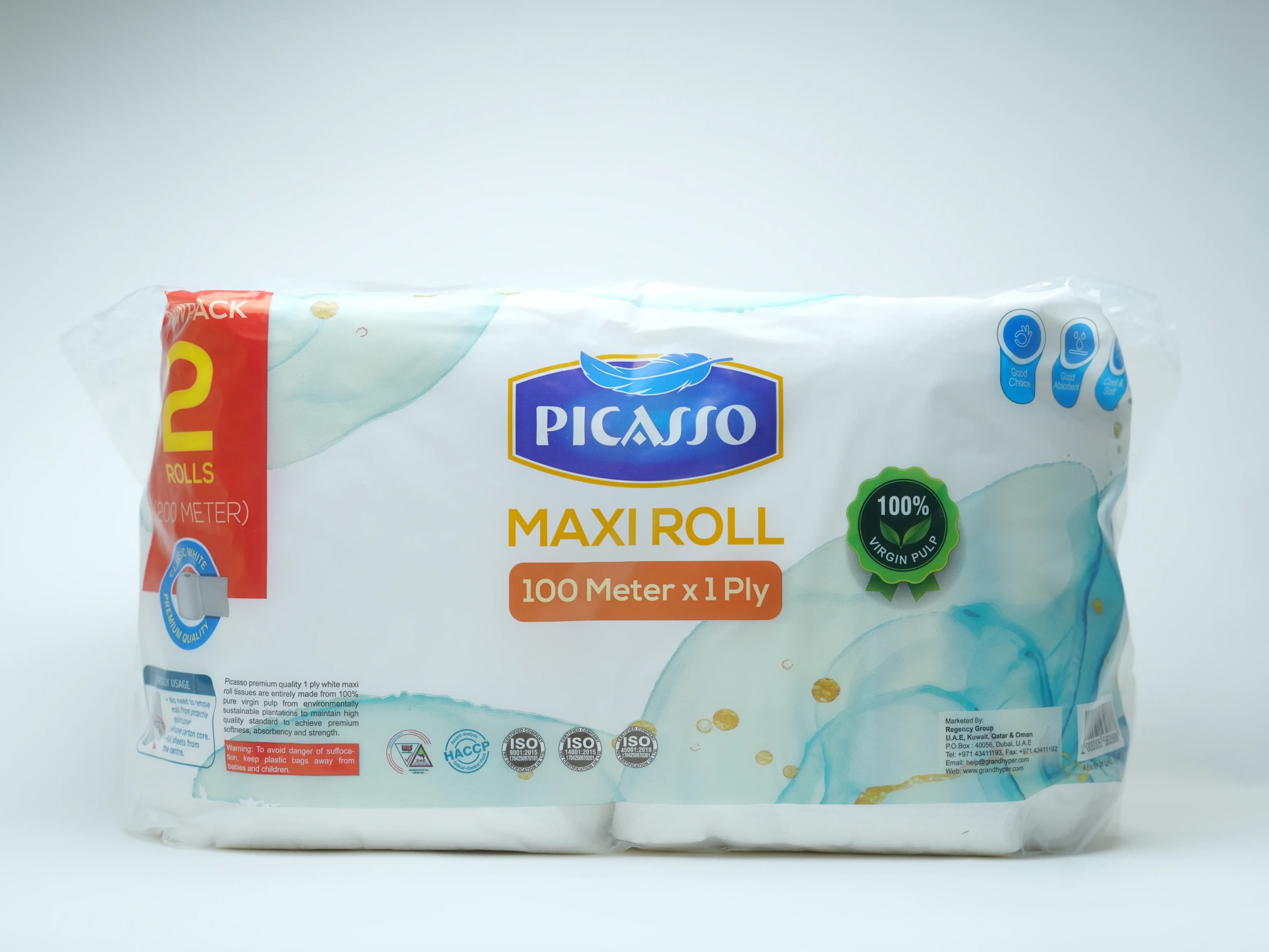 PPicasso Maxi Roll 100 Meter X 1Ply 2 S 1 pcs