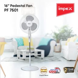 Impex Pf7501 16 Pedestal Fan  - image 1