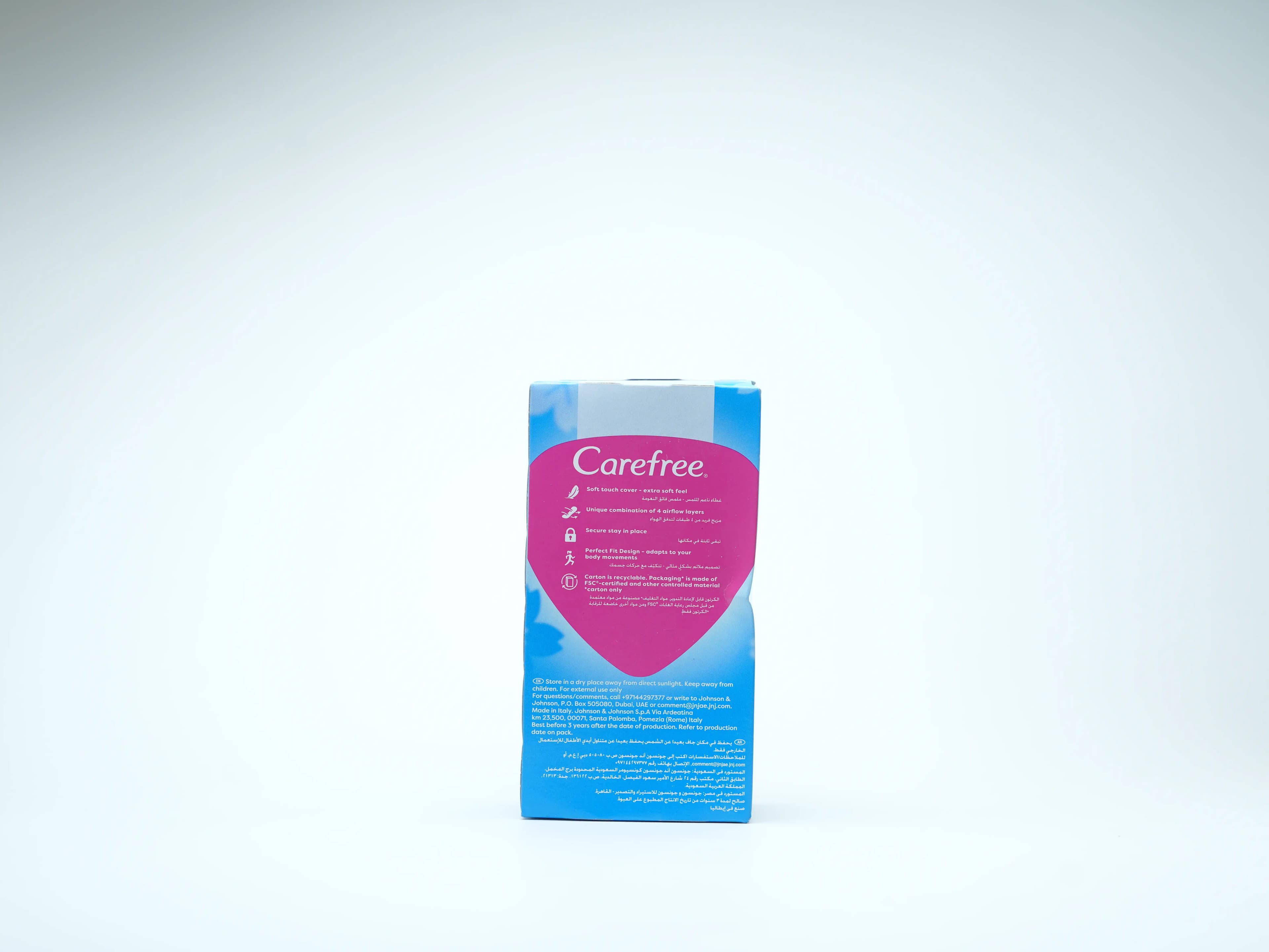 Carefree Breathable Fem Pad 34 pcs