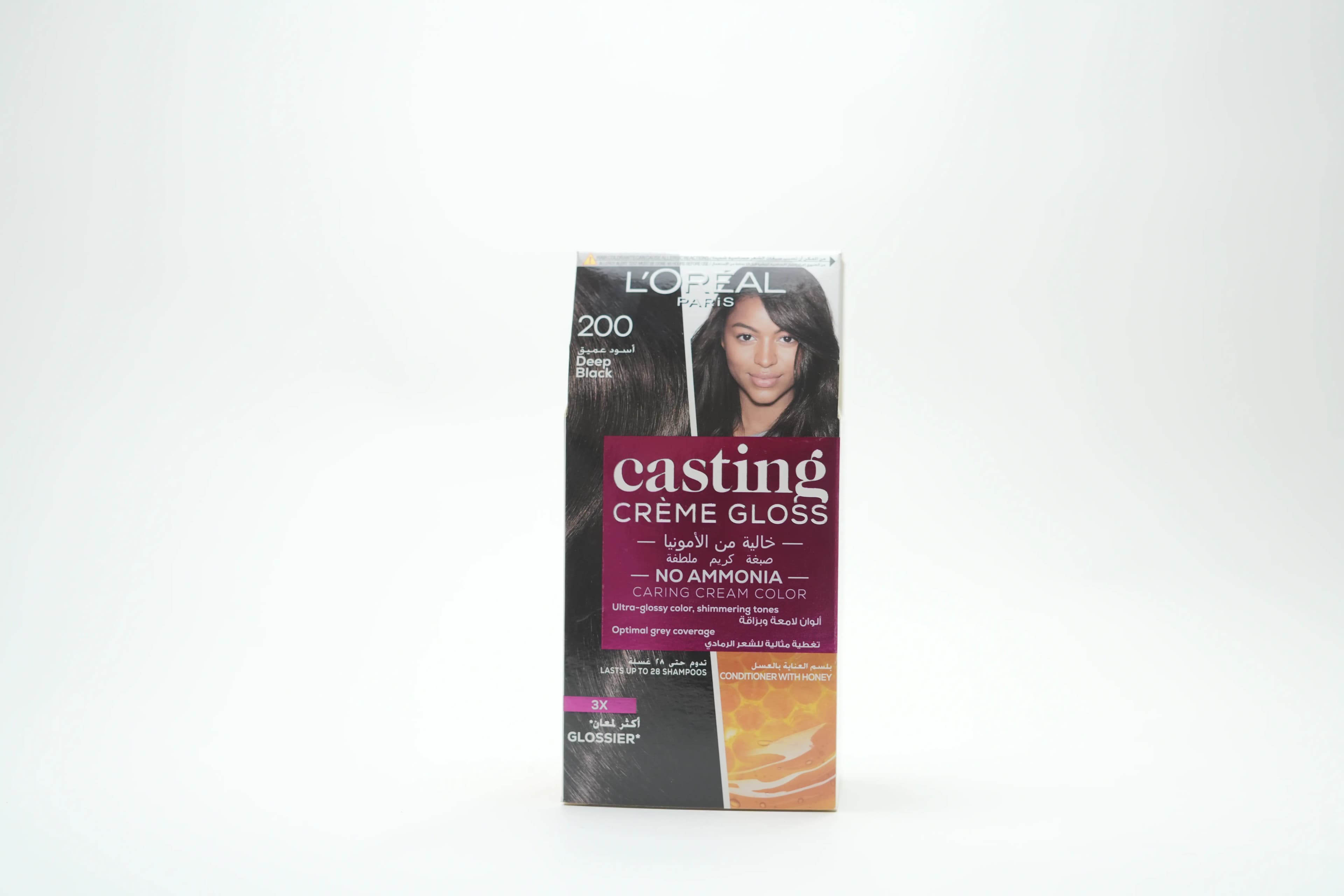 L'Oreal Gloss Ebony Black Casting Crème 1 pkt