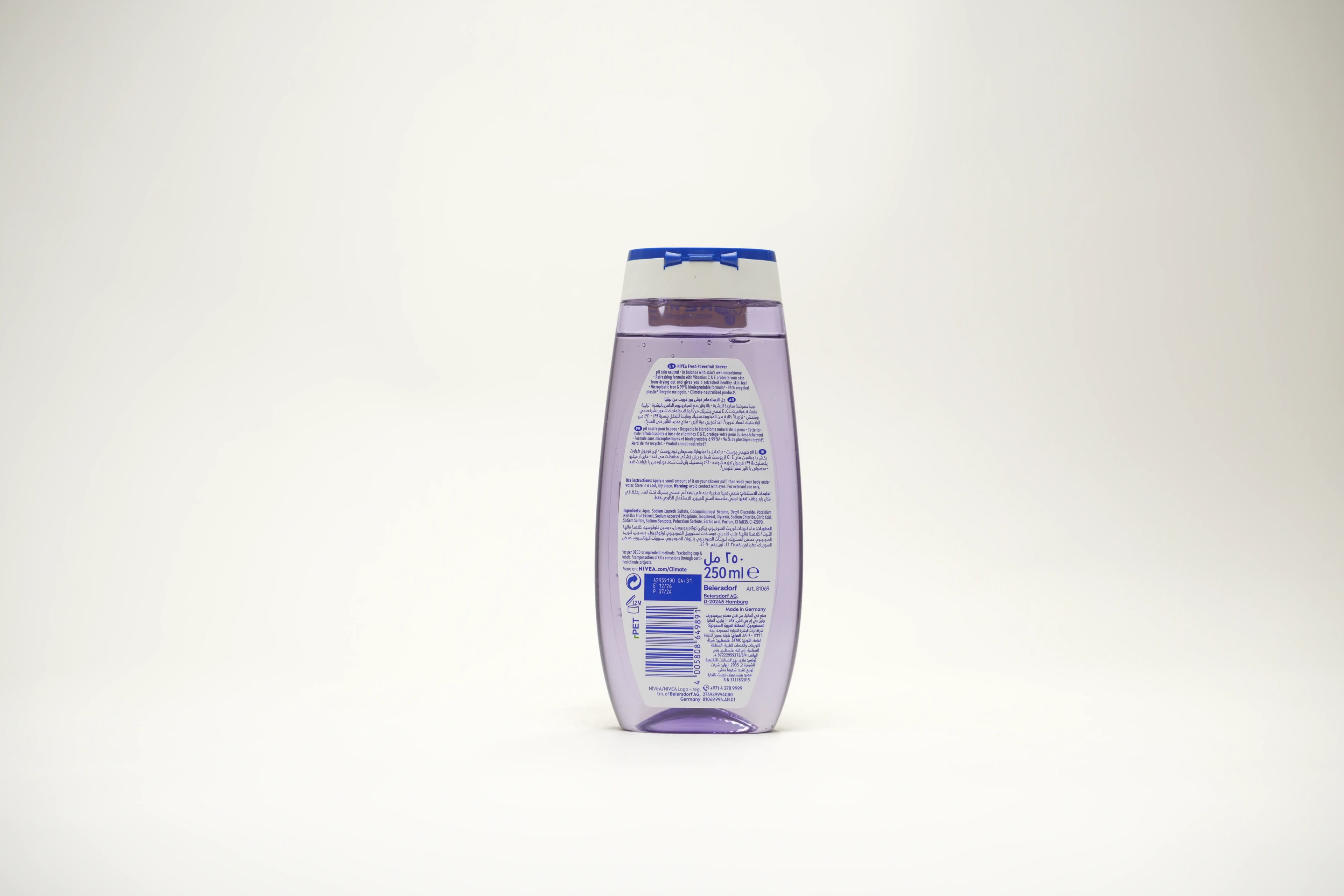 Nivea Fresh Power Fruit Body Wash 250 ml