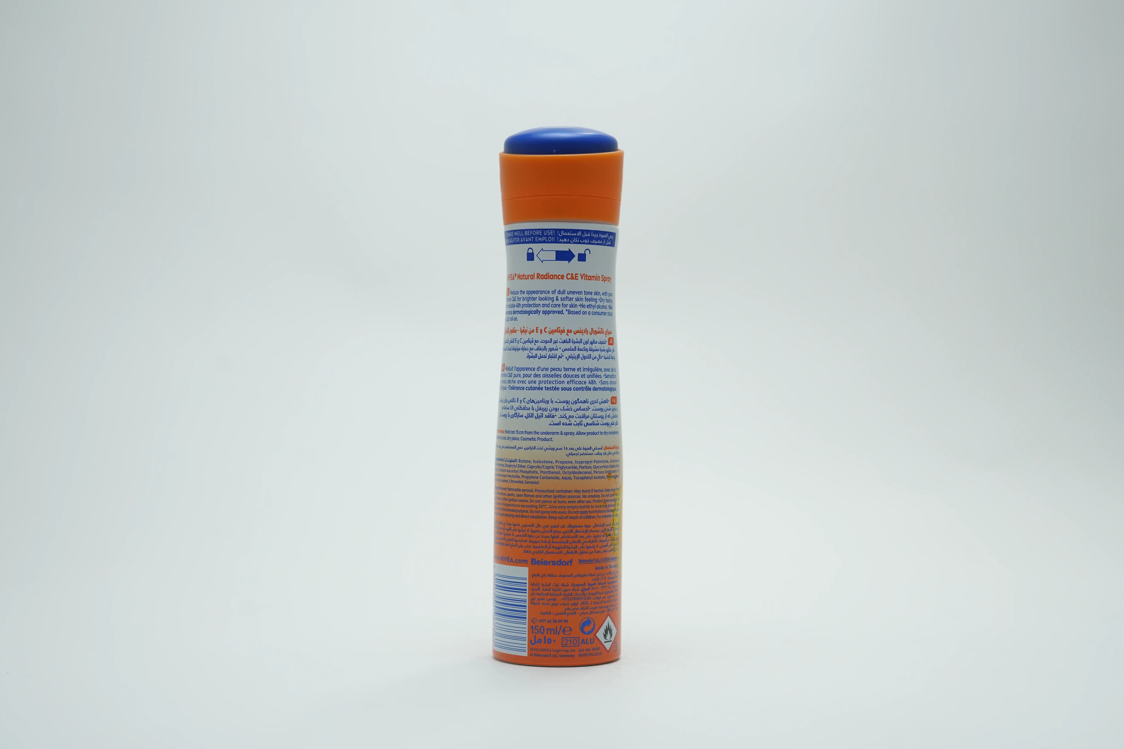 Nivea Deo Spray On Vit C&E Natural Radiance 150 ml