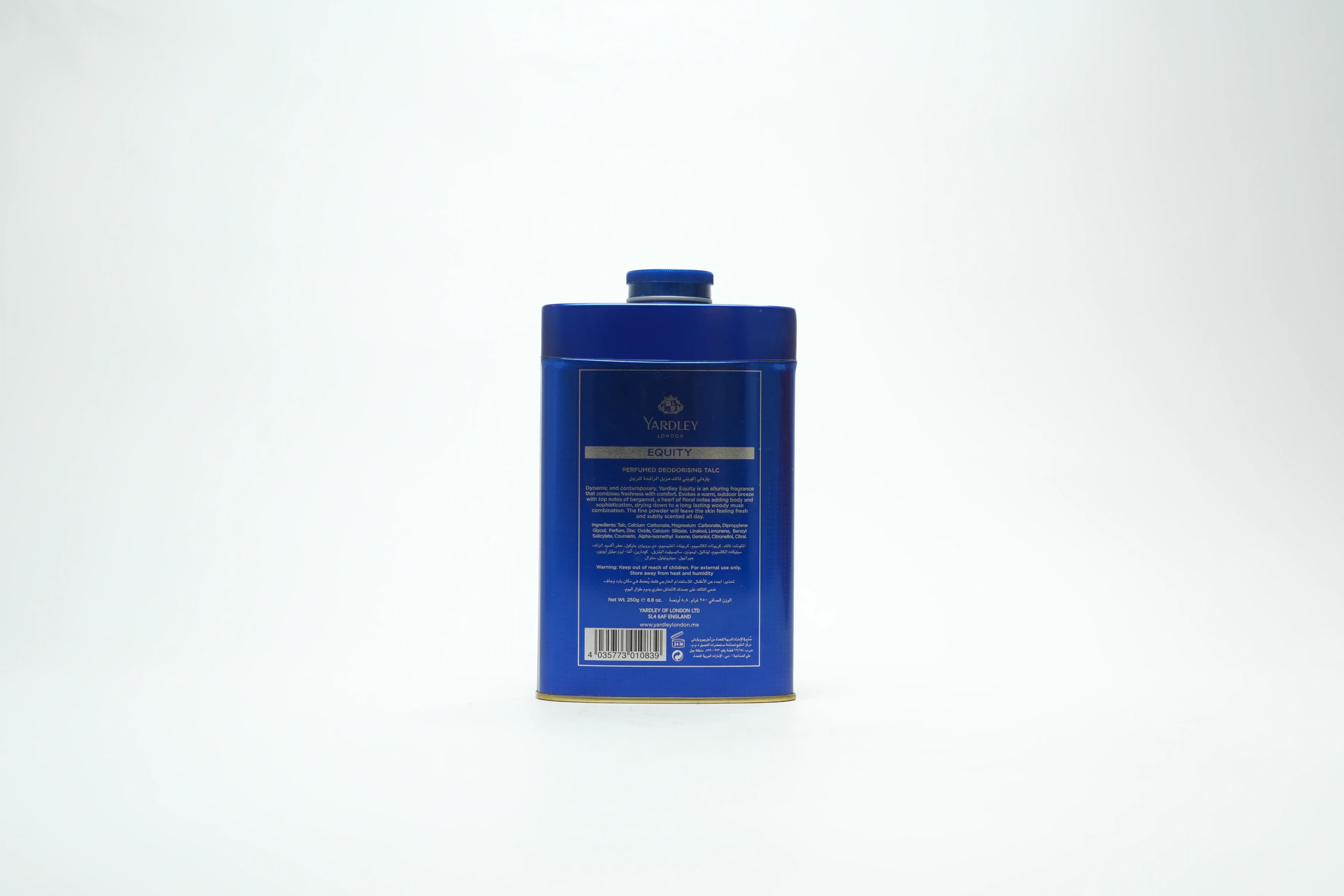 Yardley Equity Talc 250 g