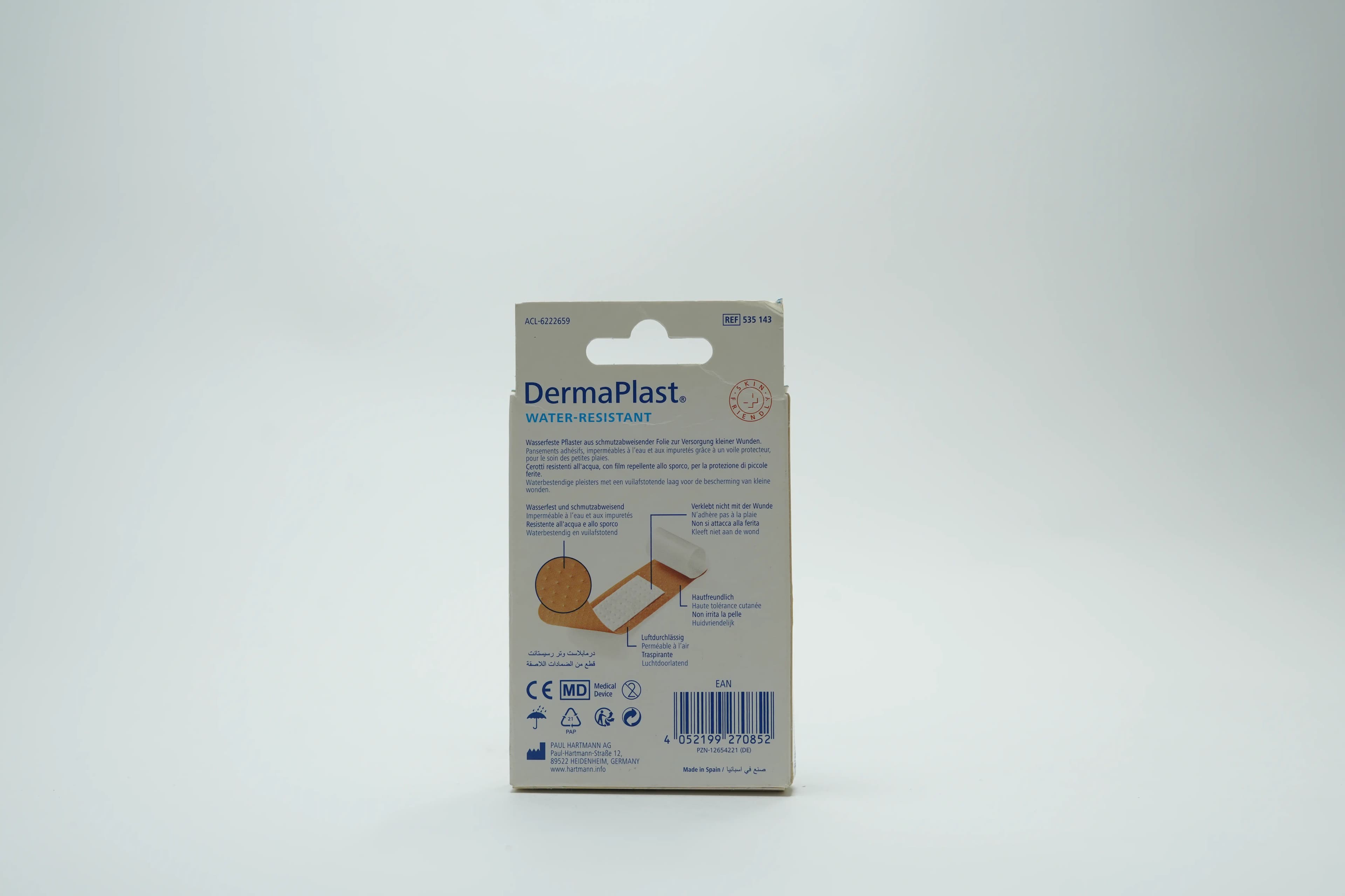 Dermaplast Water Resistant 20 pcs