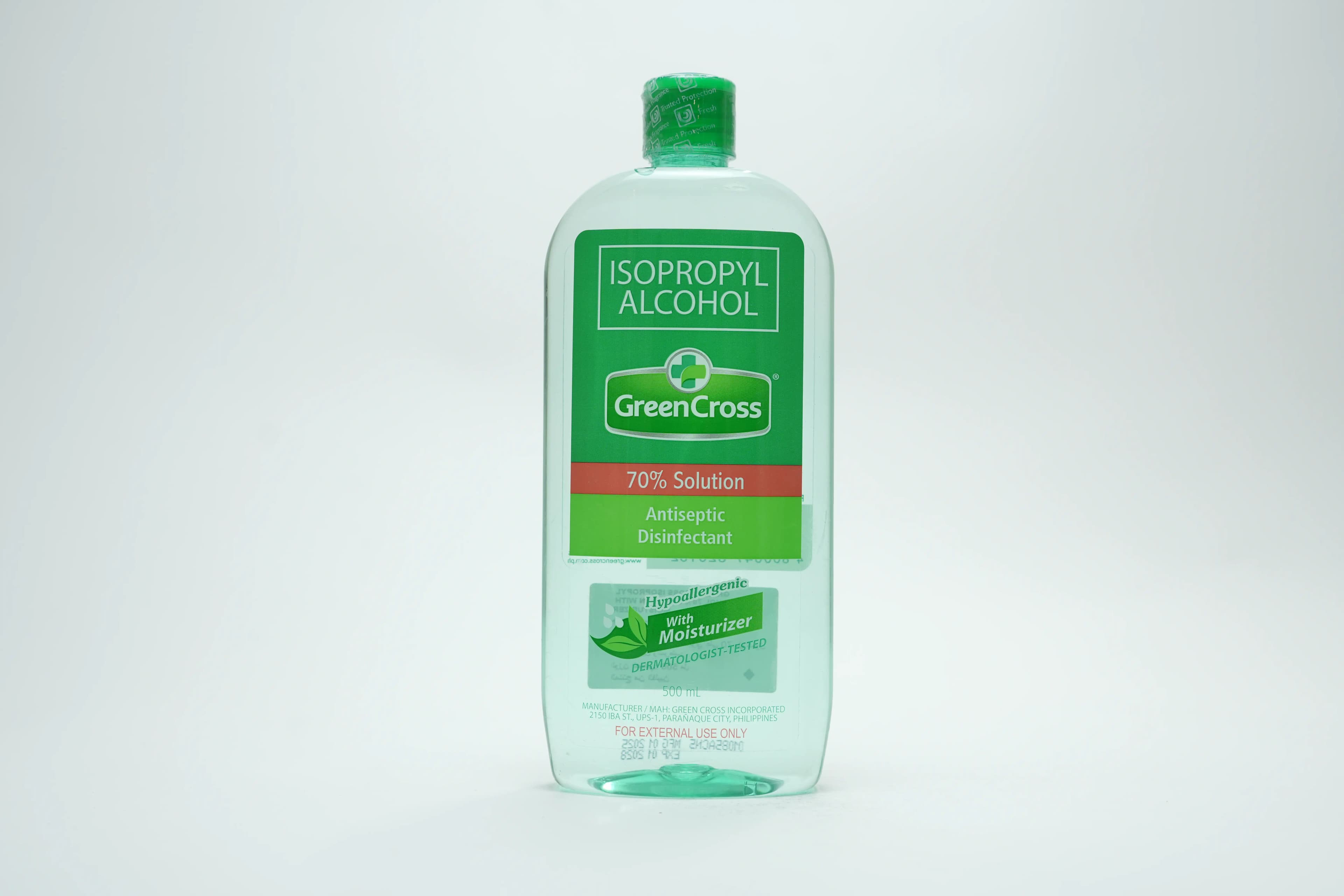 Green Cross 70% Isopropyl Alcohol Clear 500 ml