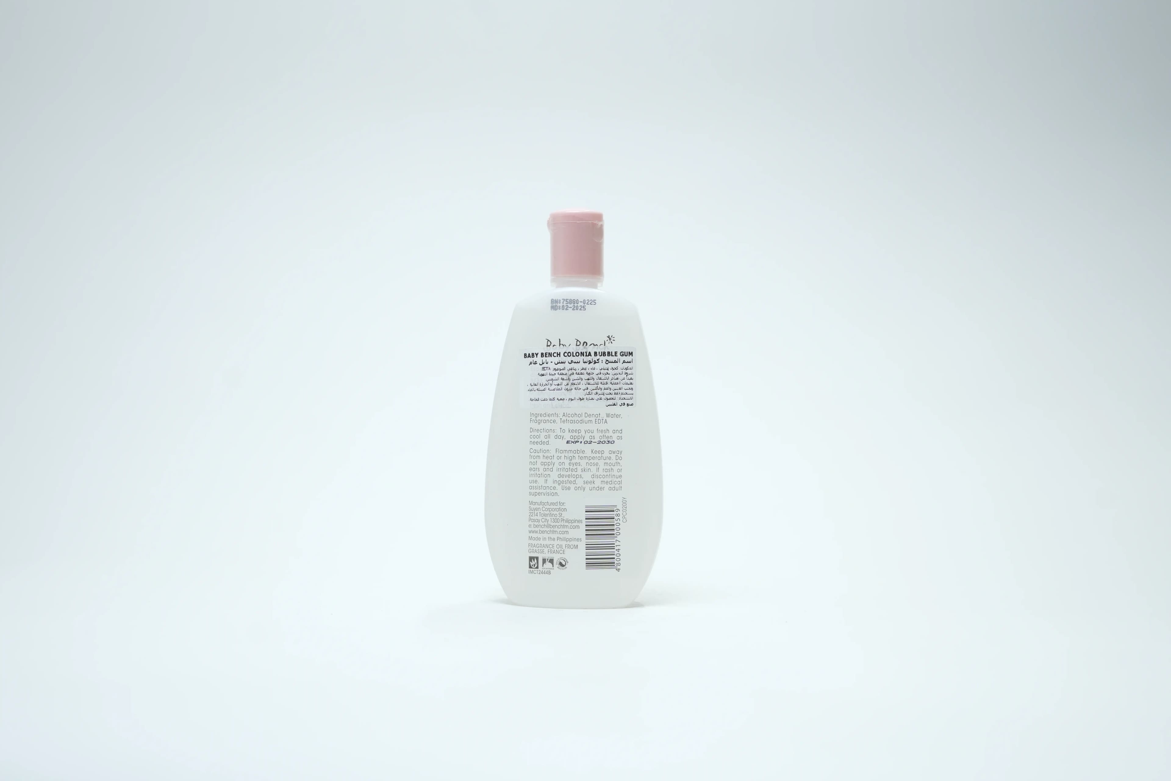 Baby Bench Colonia Bubble Gum 200 ml