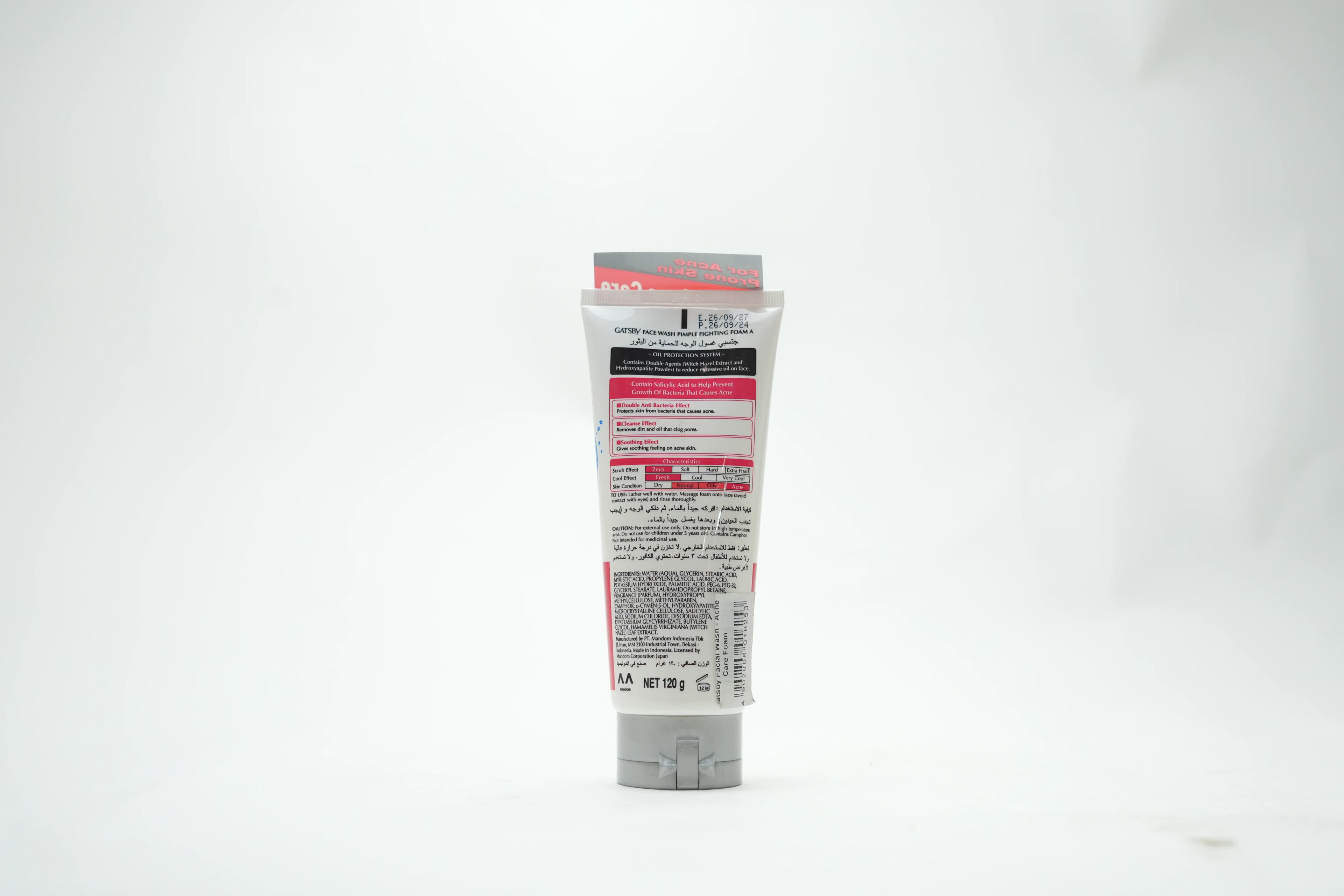 Gatsby Acne Care Foam Face Wash 120 g