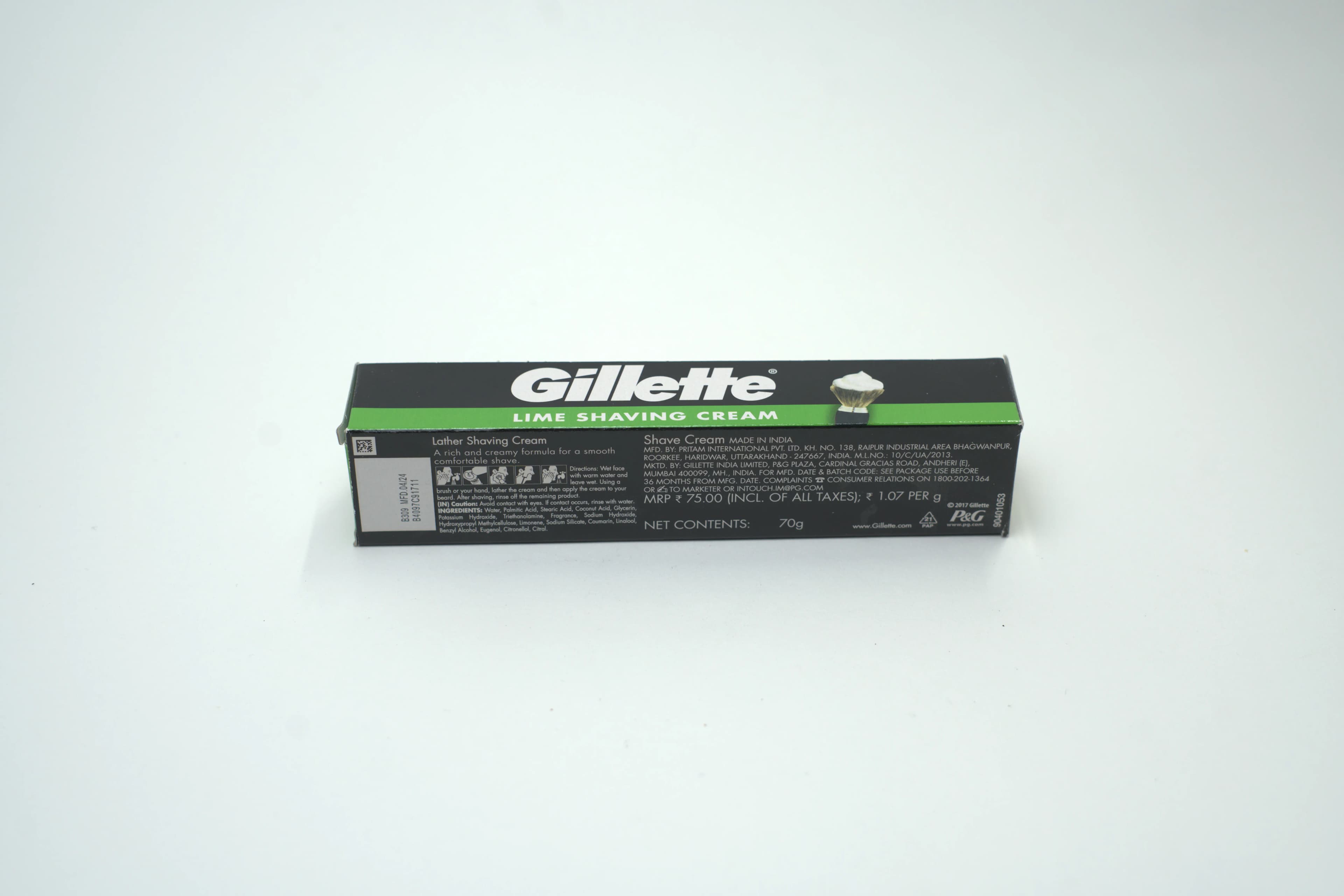Gillette Lime Shaving Cream 70 g