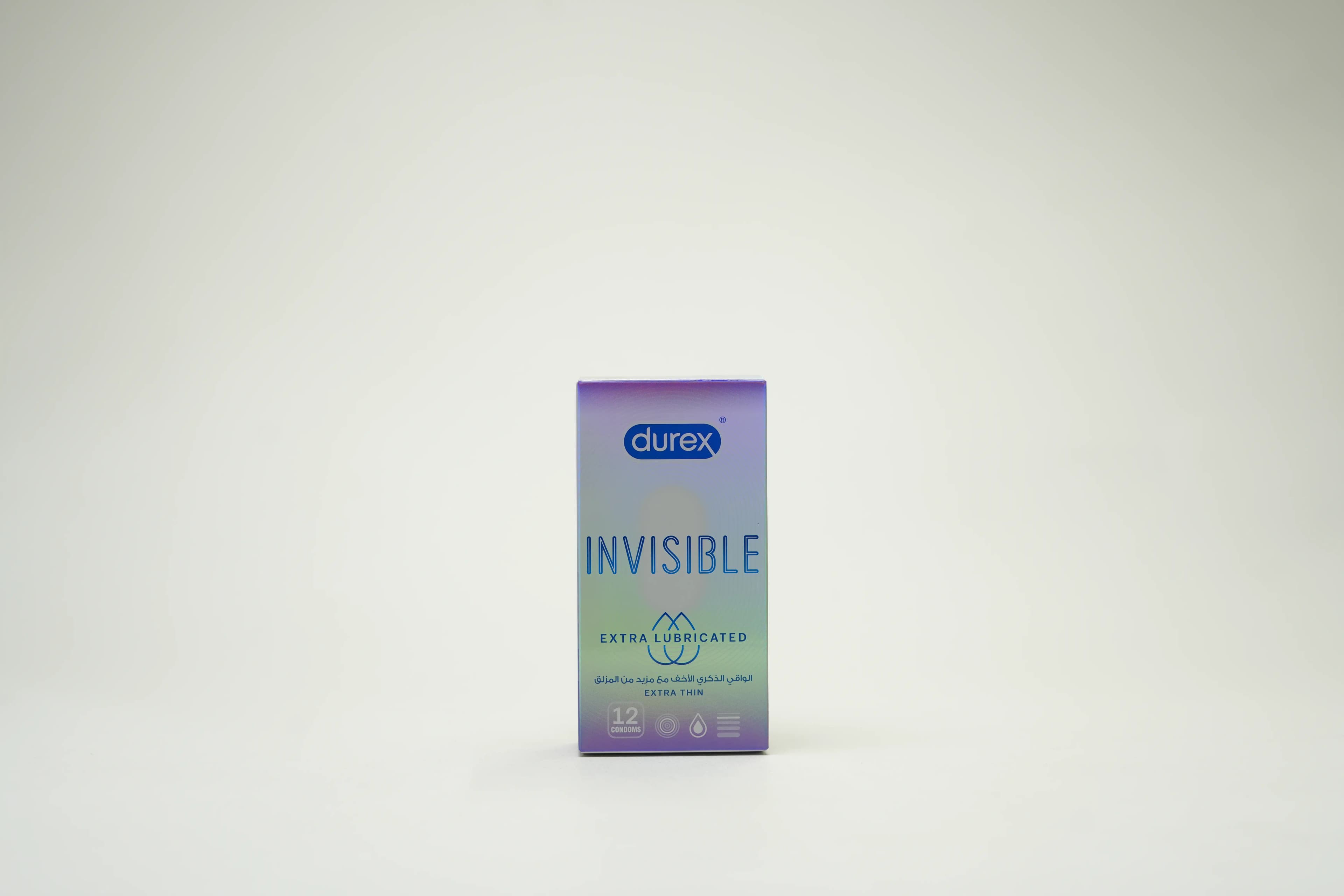 Durex Invisible Extra Lube Condom 12 pcs