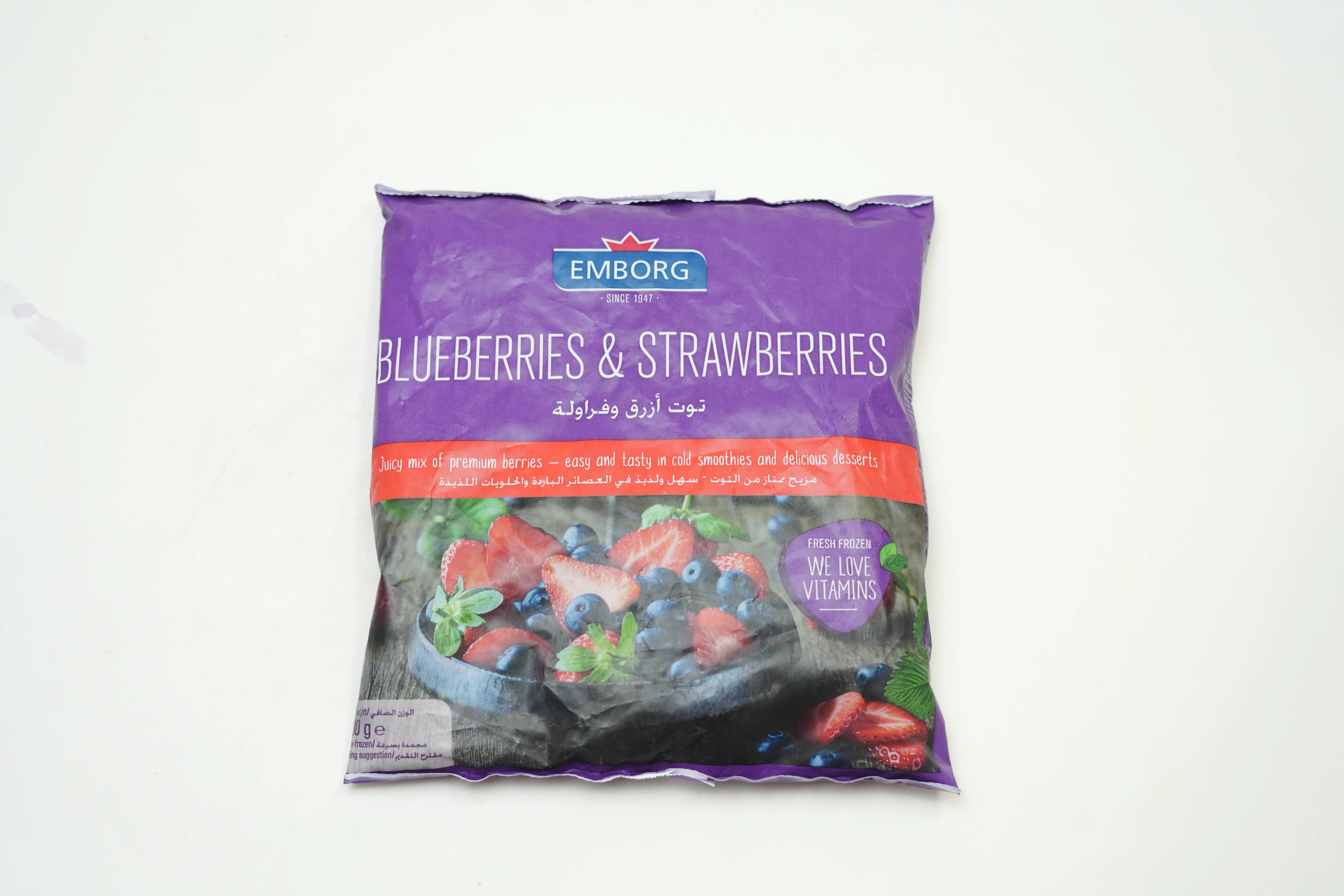 Emborg Blueberries & Strawberries 400 g