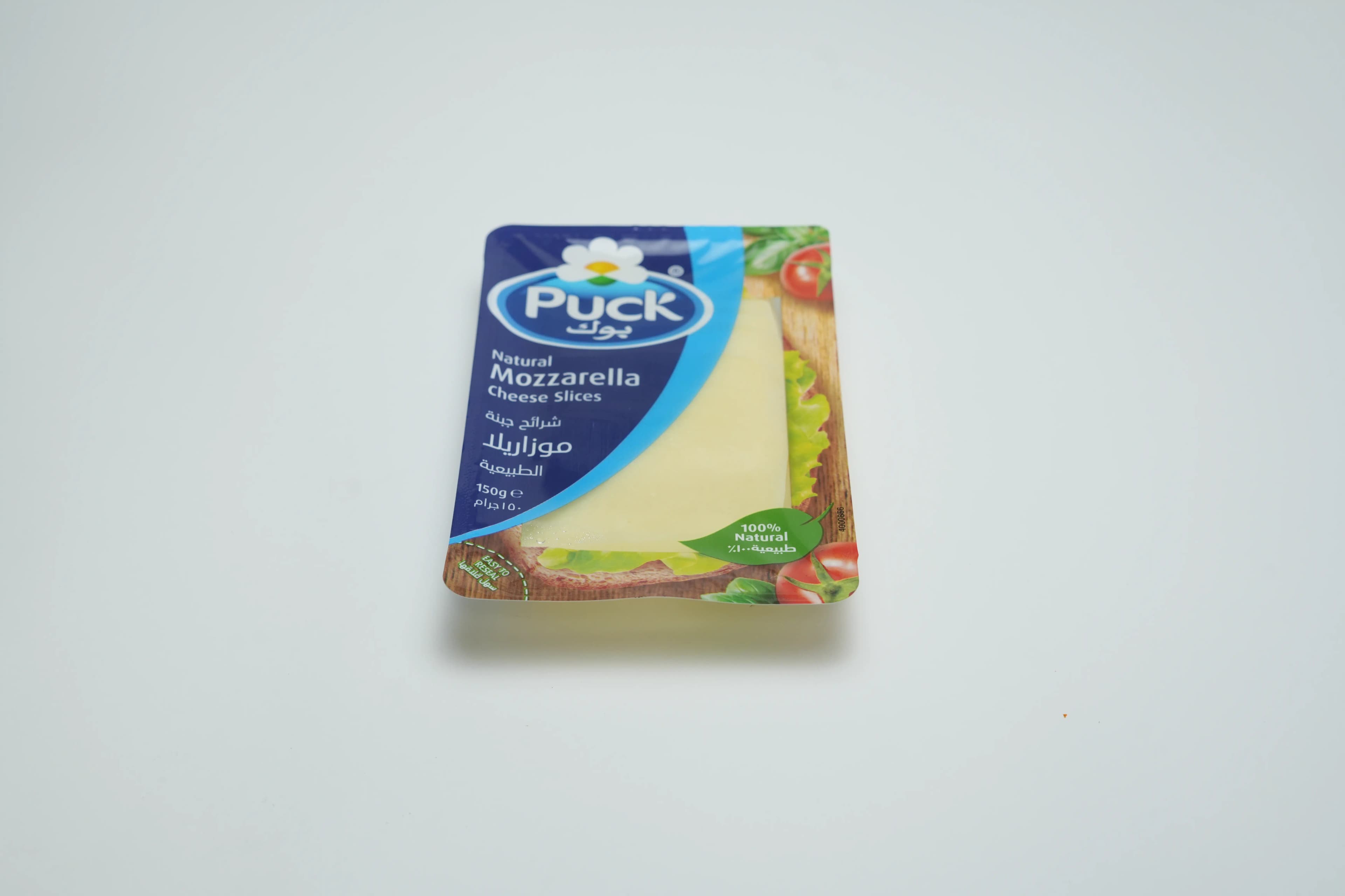 Puck Mozzarella Slices Cheese 150 G