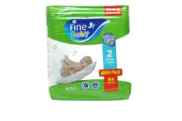 Fine Baby Diapers Mega Pack Medium 4-9Kg 84 pcs - image 2