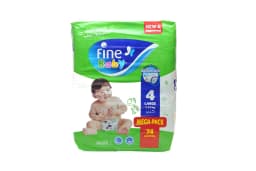 Fine Baby Diaper Mega Pack Large 7-14 Kg 74 pcs - image 1