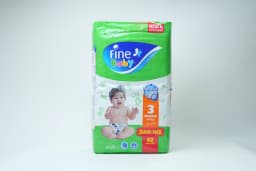 Fine Baby Diaper Jumbo Pack Medium 4-9Kg 52 pcs - image 2