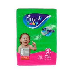 Fine Baby Diaper Mega Pack Maxi 11-18 Kg 70 pcs - image 1