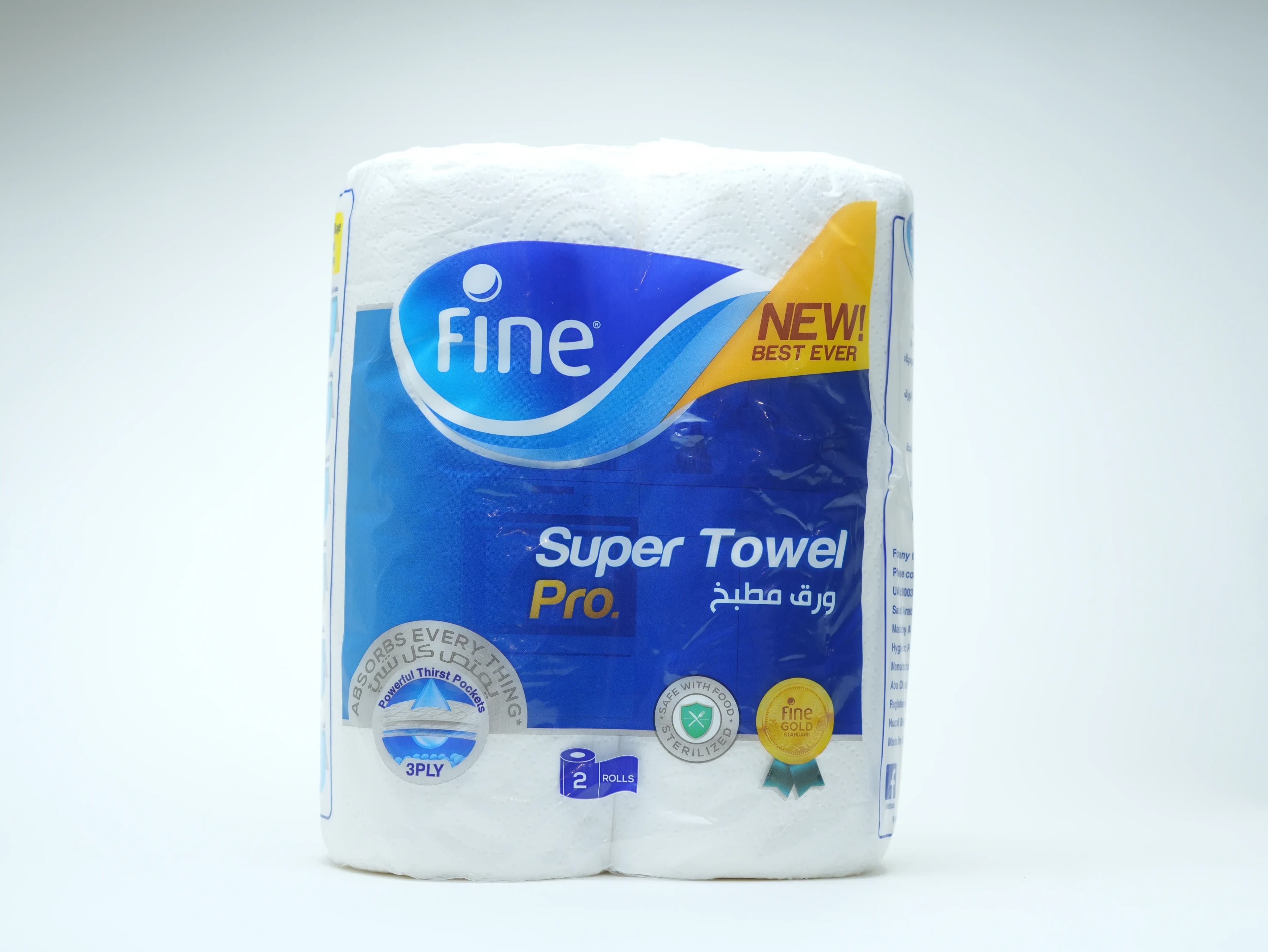 Fine Gambini Towel Hh Super Pro 60 Sheets 3 Ply  