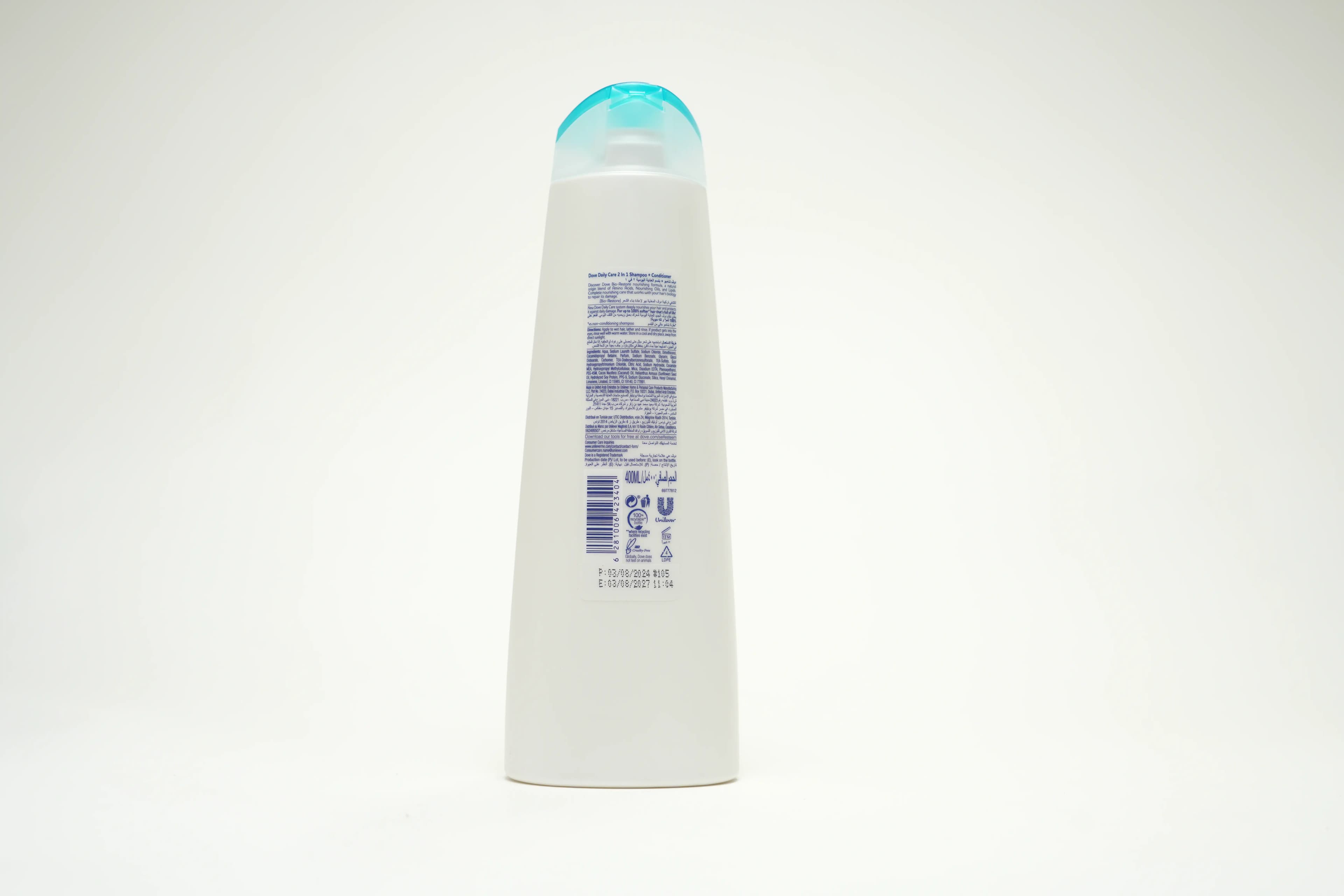 Dove Shampoo Daily Care 2 In 1 400 ml