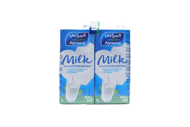 Almarai Uht Full Fat Milk  4 X 1 Litres