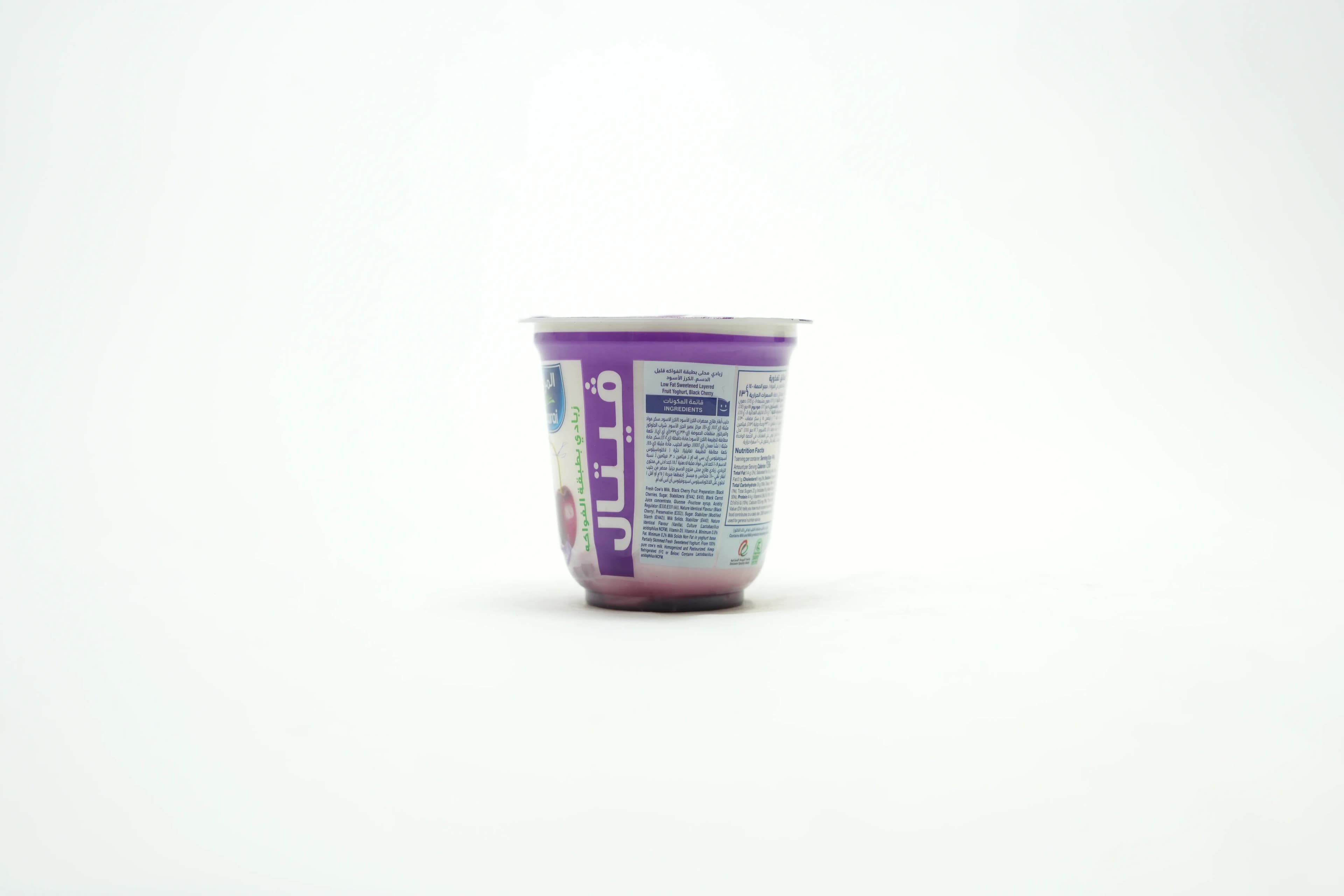 Almarai Vetal Layered Black Cherry Yoghurt 140 g