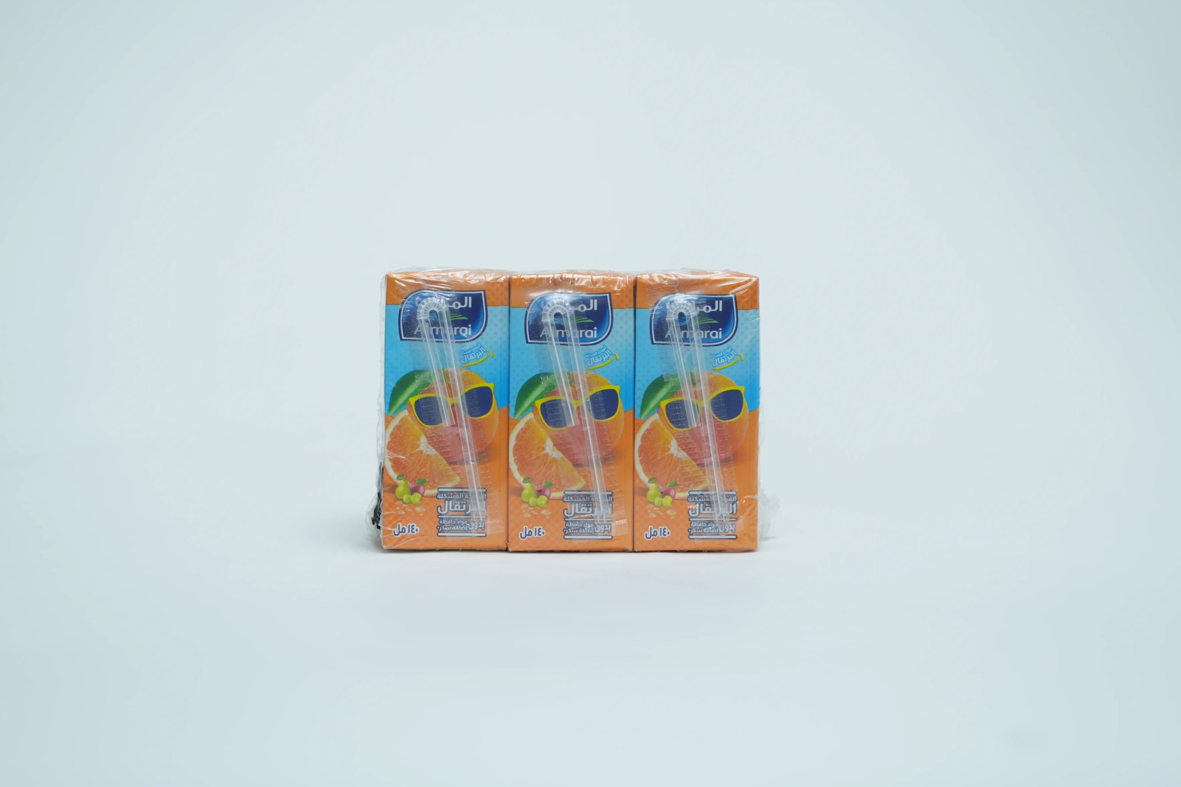 Almarai Uht Orange Juice 6*140 ml