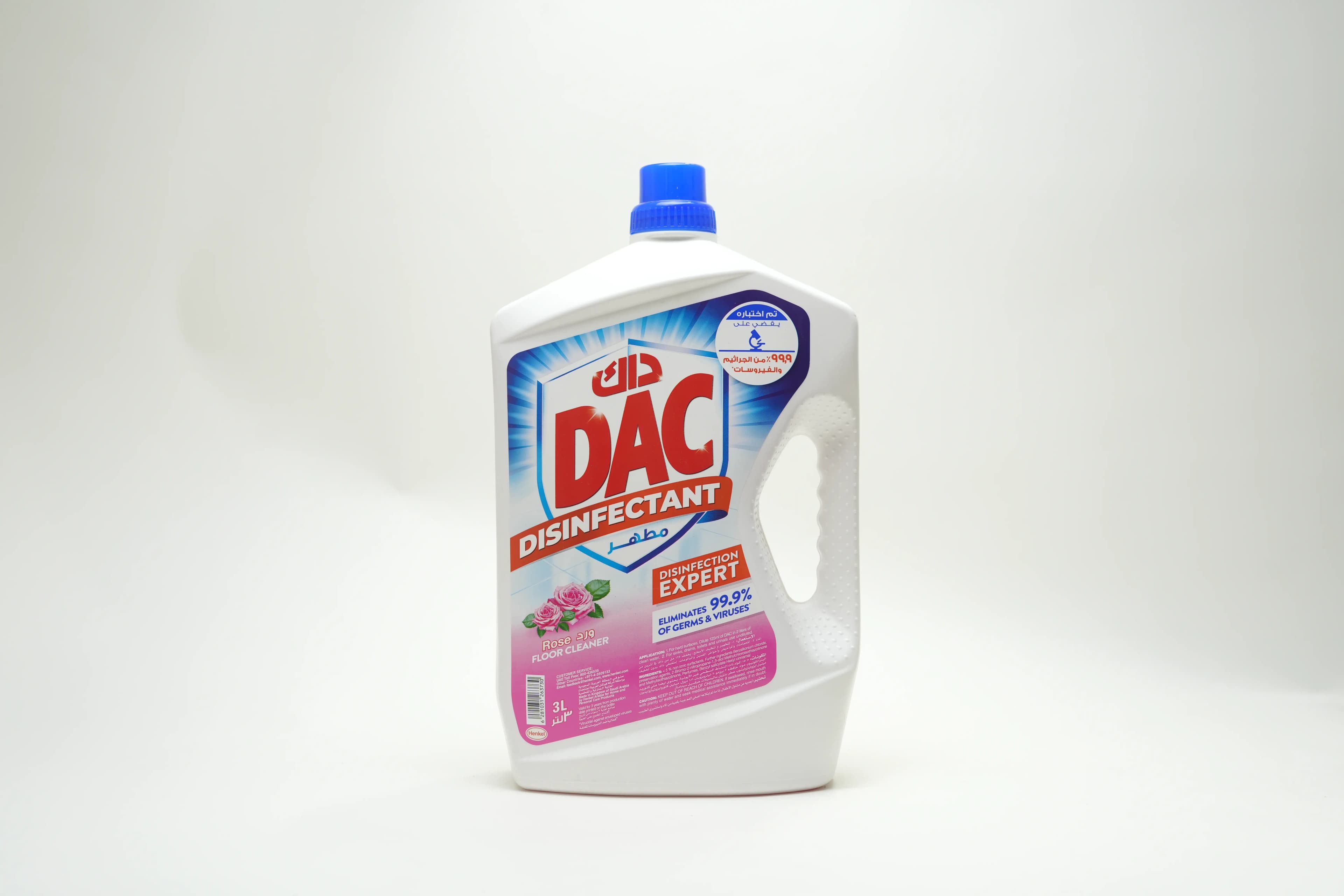 Dac Disinfectant Rose 3 Litres
