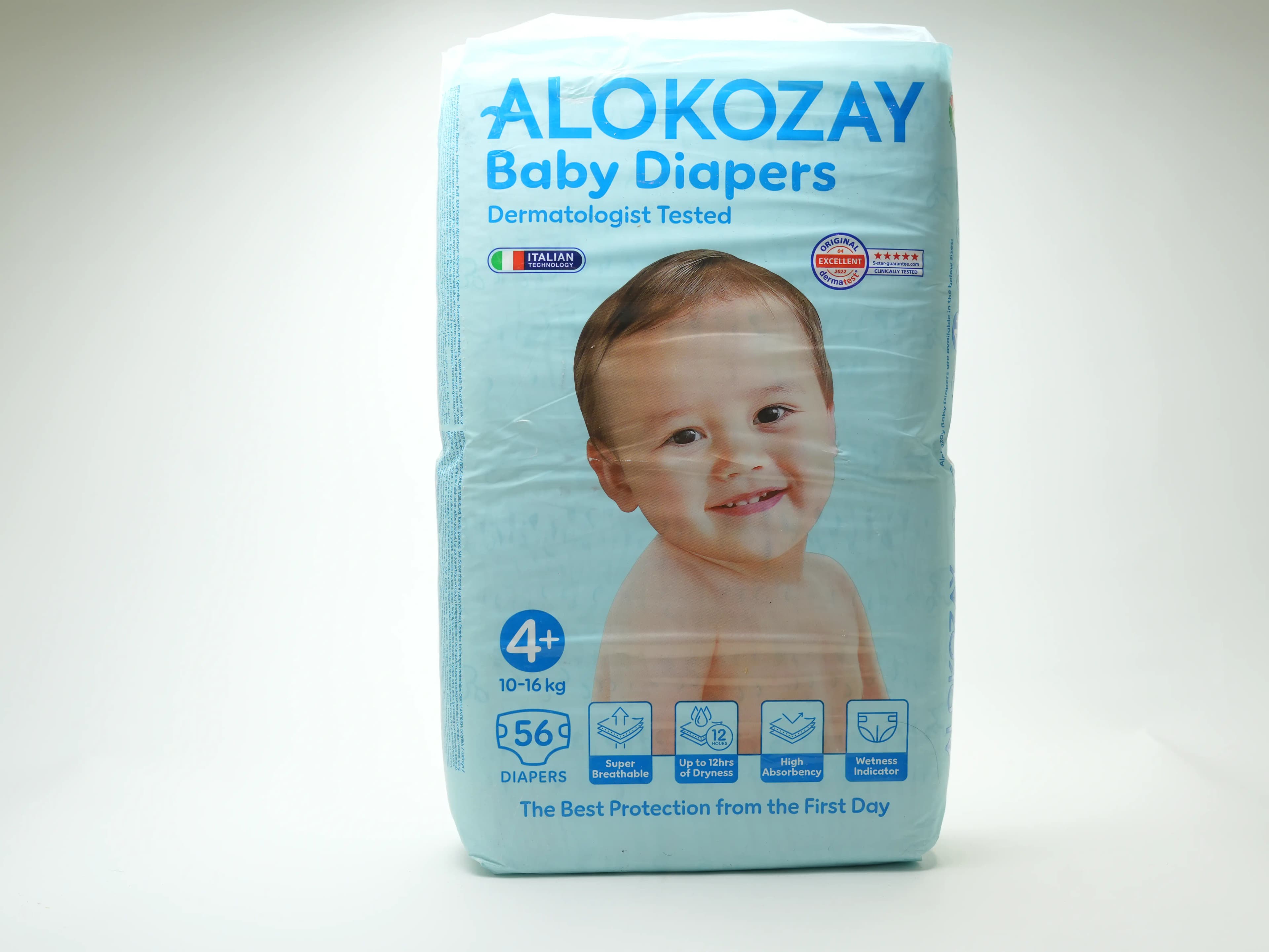 Alokozay Premium Baby Diaper Size 4 56 pcs