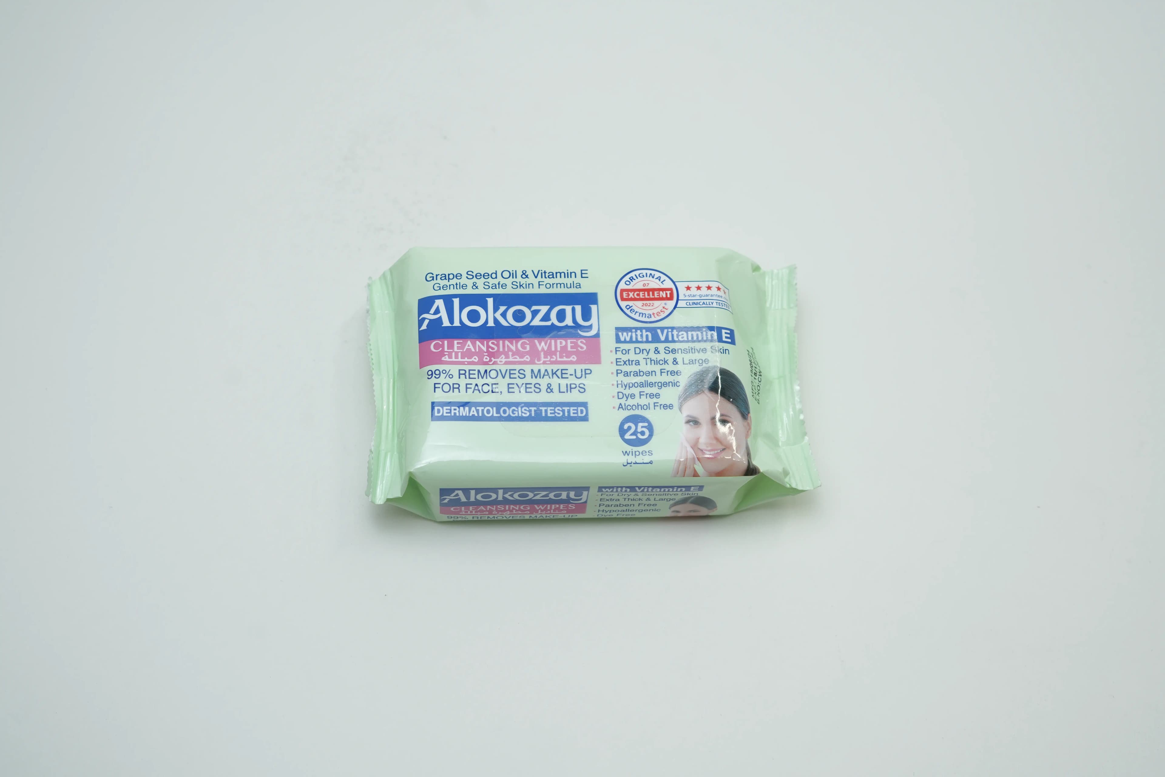 Alokozay Cleansing Wipes Makeup Remover 25 pcs
