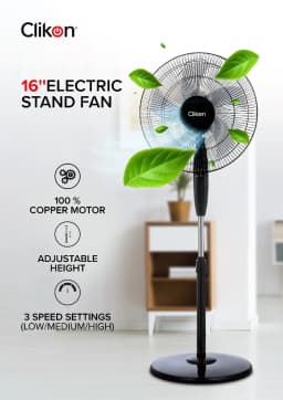 Clikon Ck2035 45W Stand Fan  - image 1