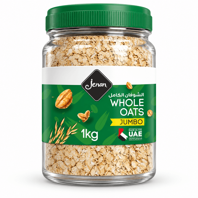 Jenan Jumbo Whole Oats Pet Jar 1Kg
