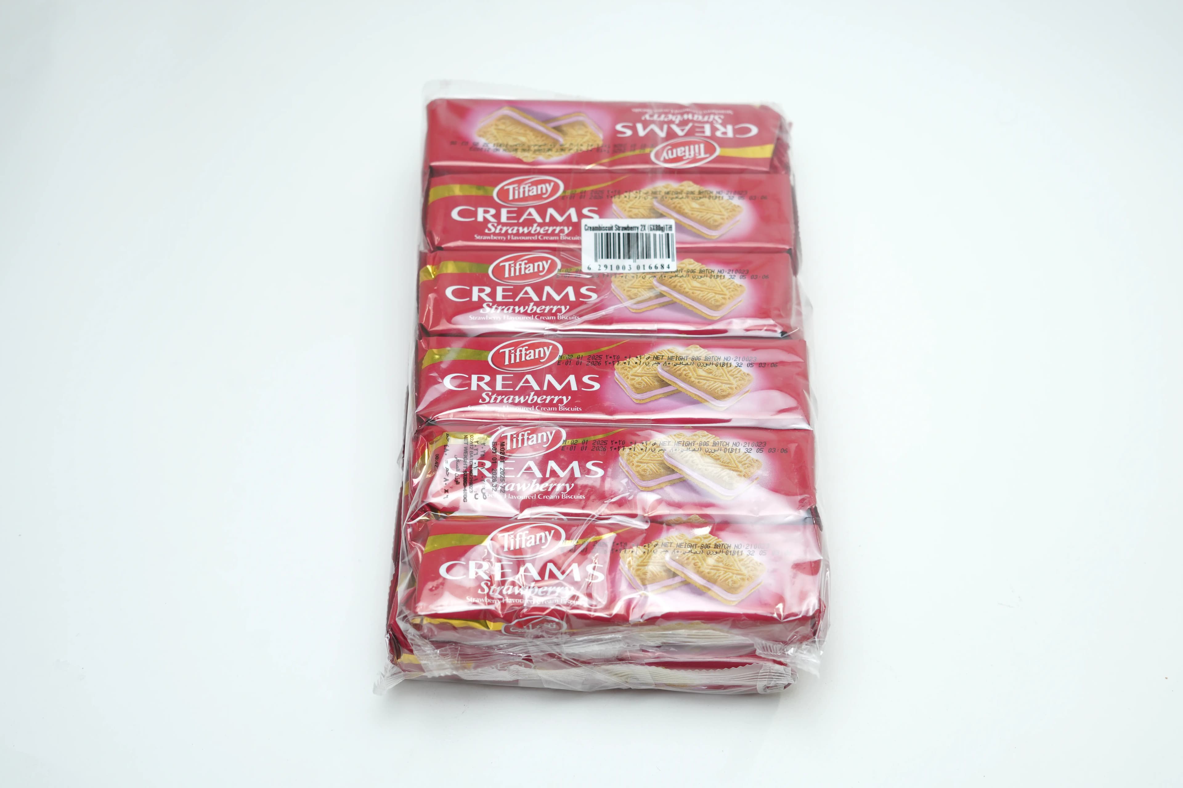 Tiffany Cream Biscuits Strawberry 80 g