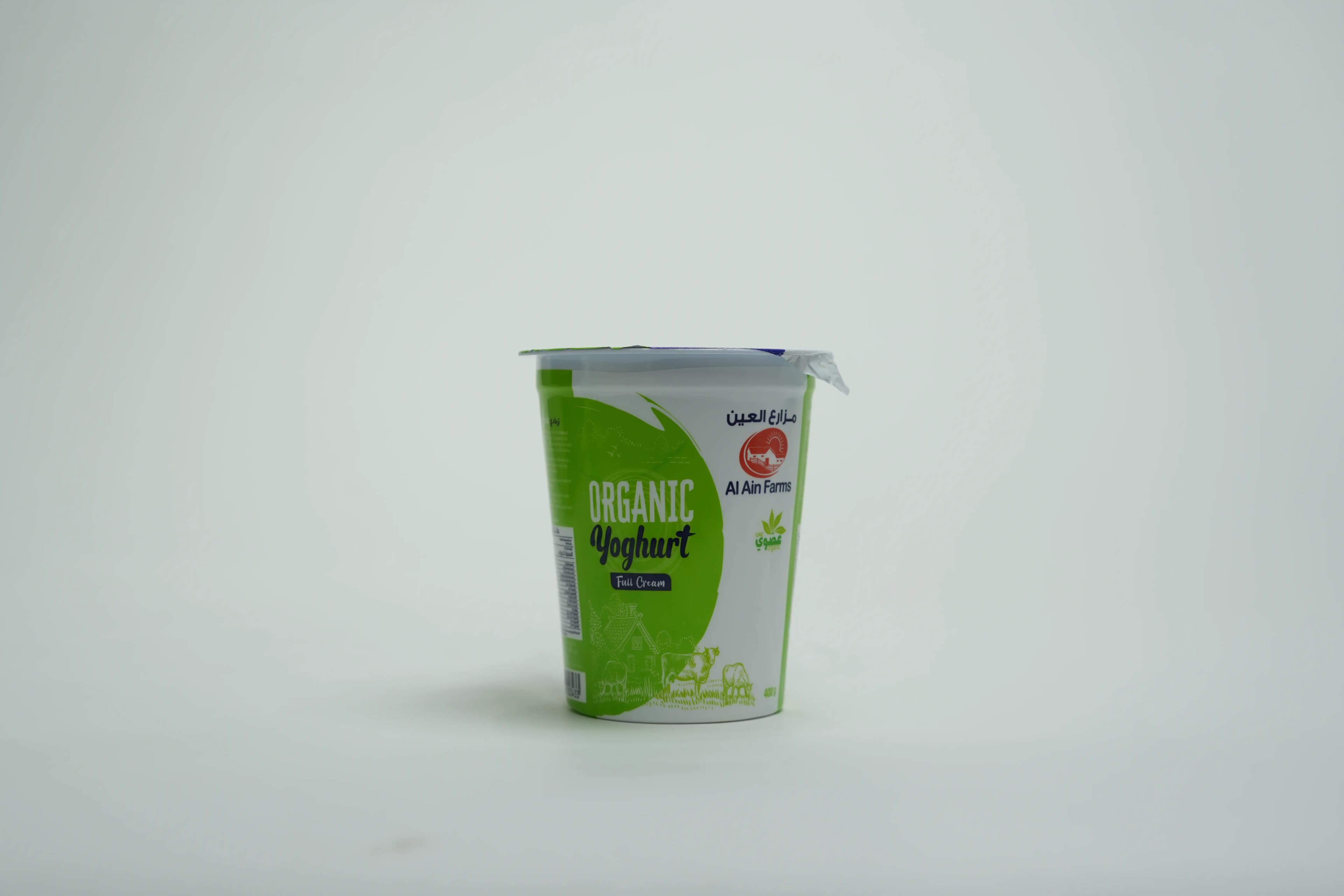Al Ain Farms Organic Yoghurt Full Cream 400 g
