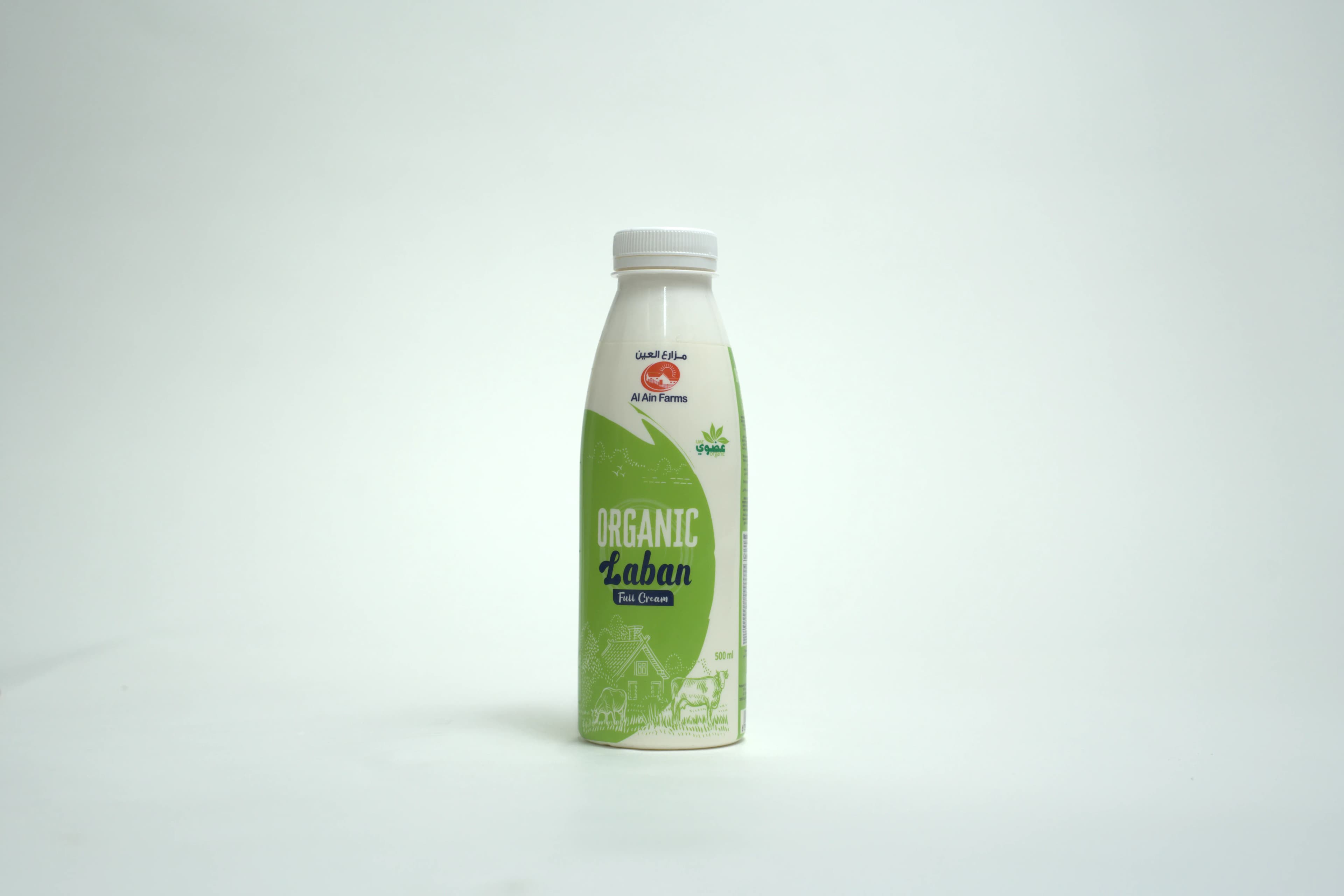 Al Ain Farms Organic Laban Full Cream 500 ml