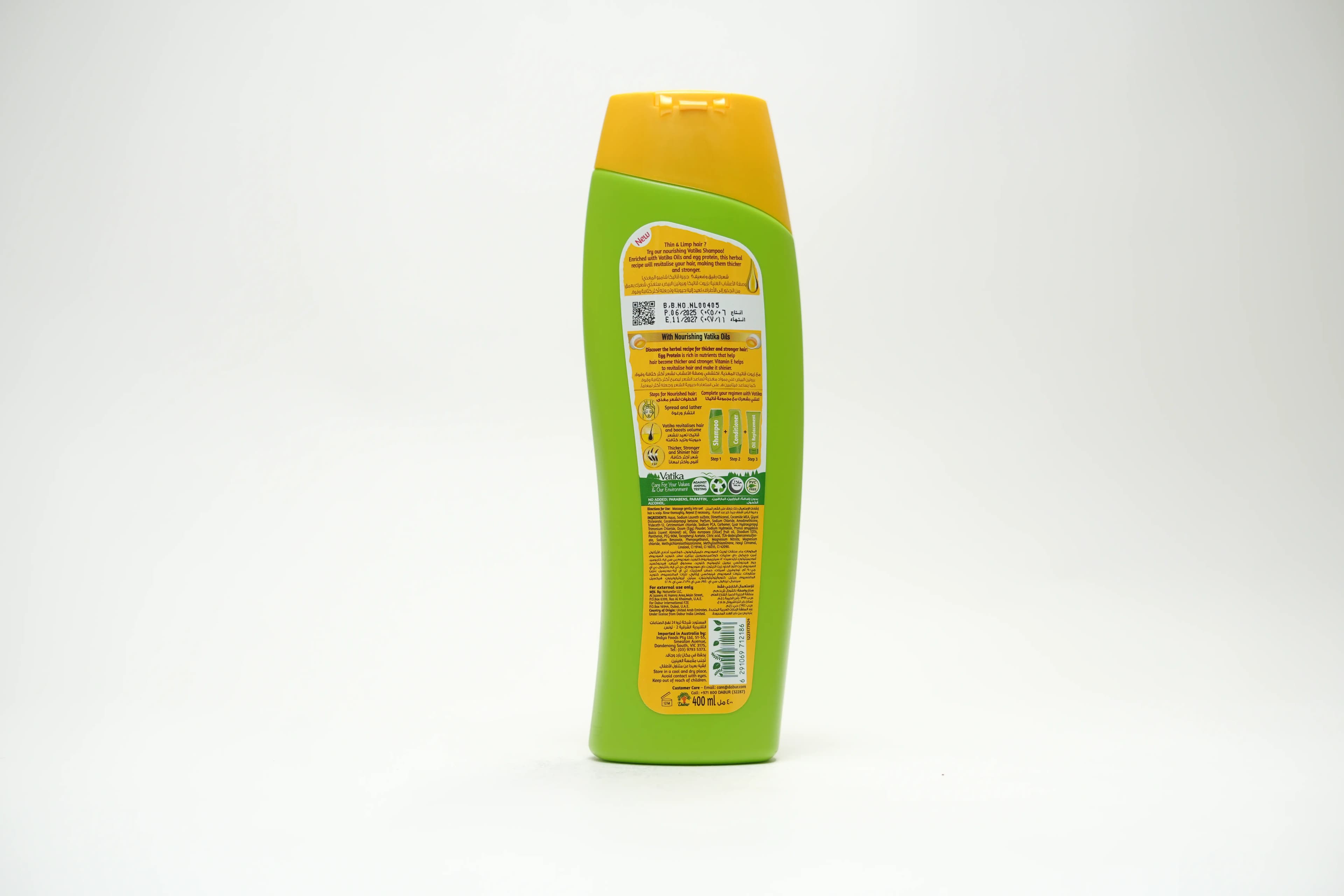 Dabur Vatika Egg Shampoo 400 ml