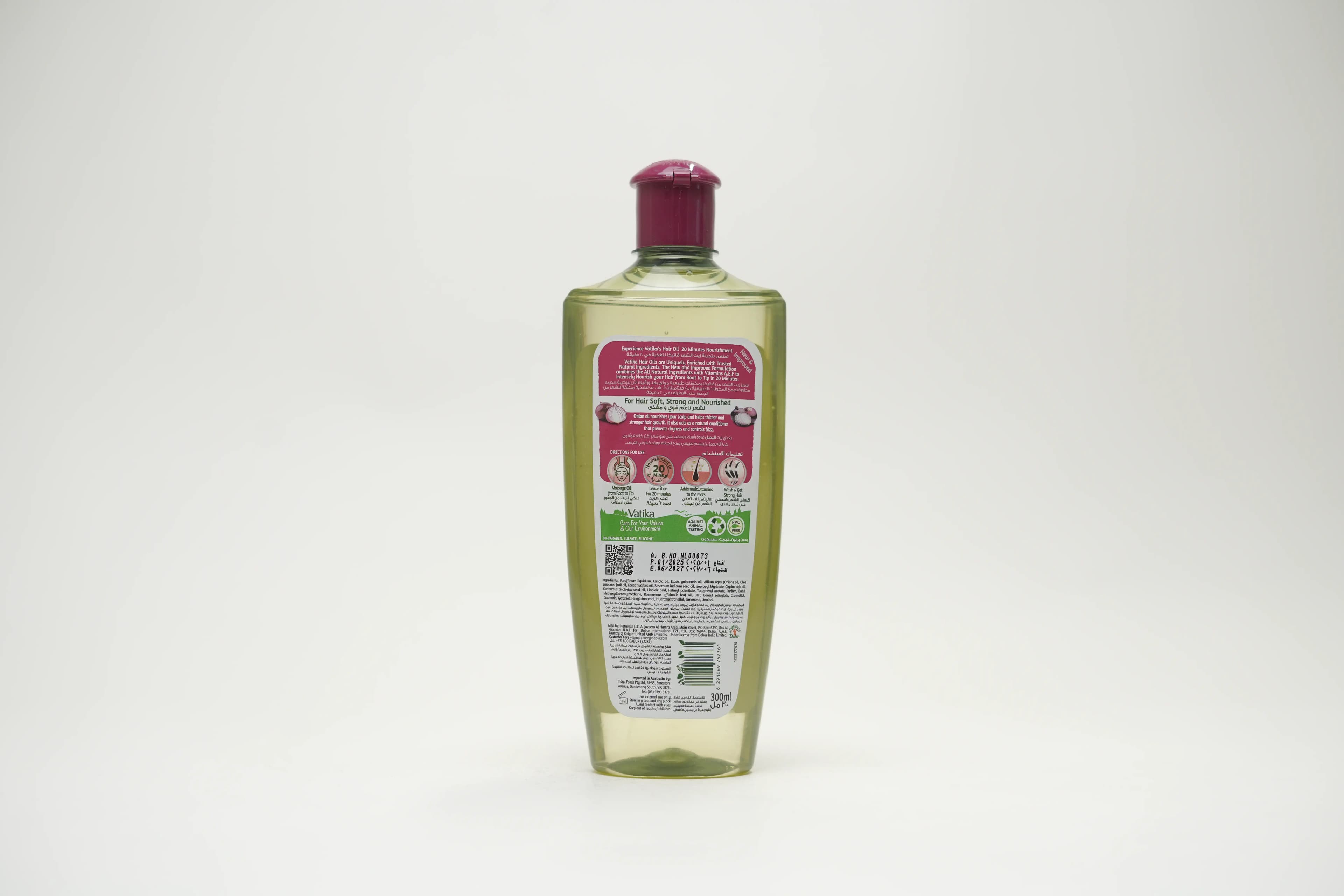 Vatika Enriched Onion Hair Oil 300 ml