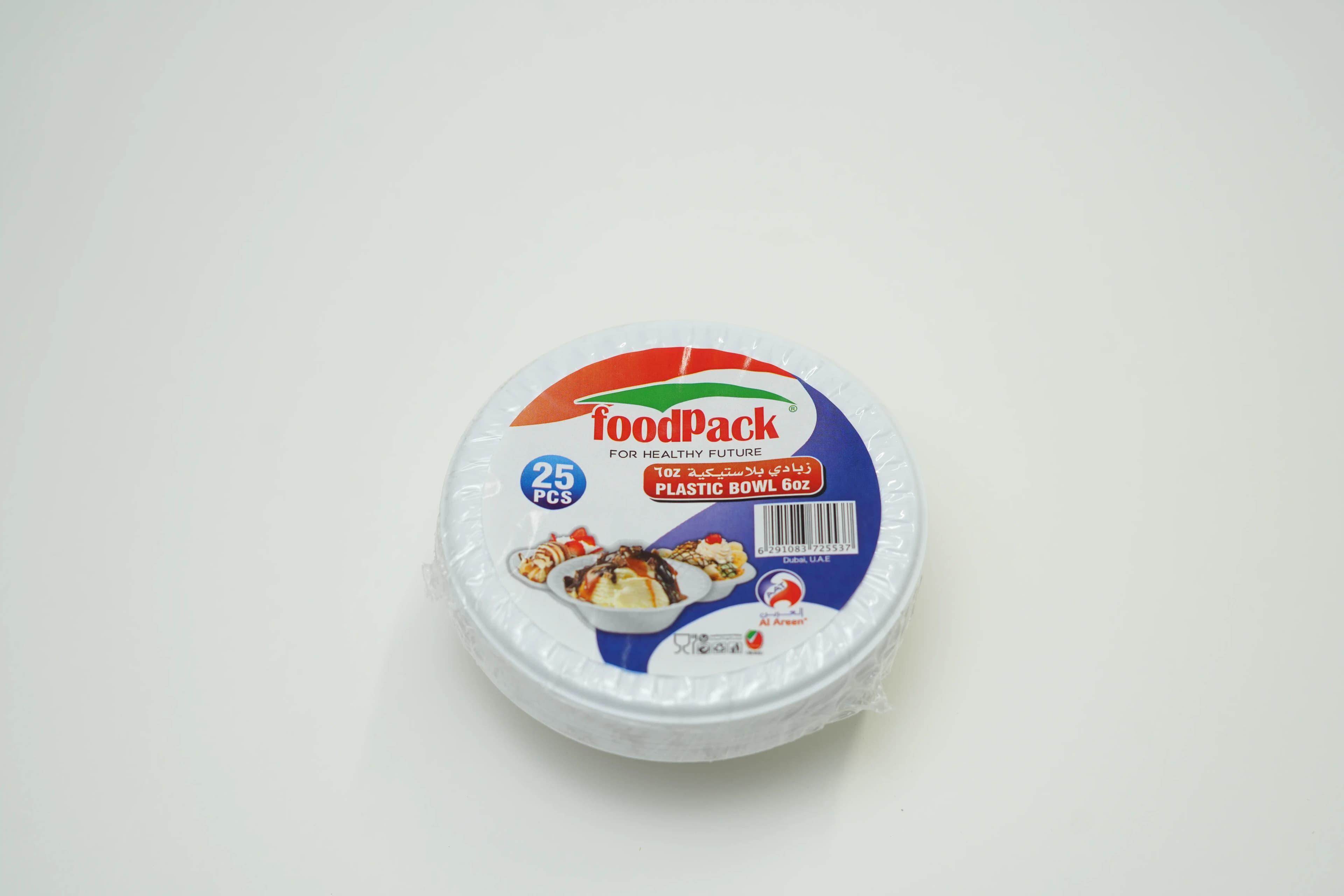 Food Pack Plastic Bowl 06 Once 25 pcs