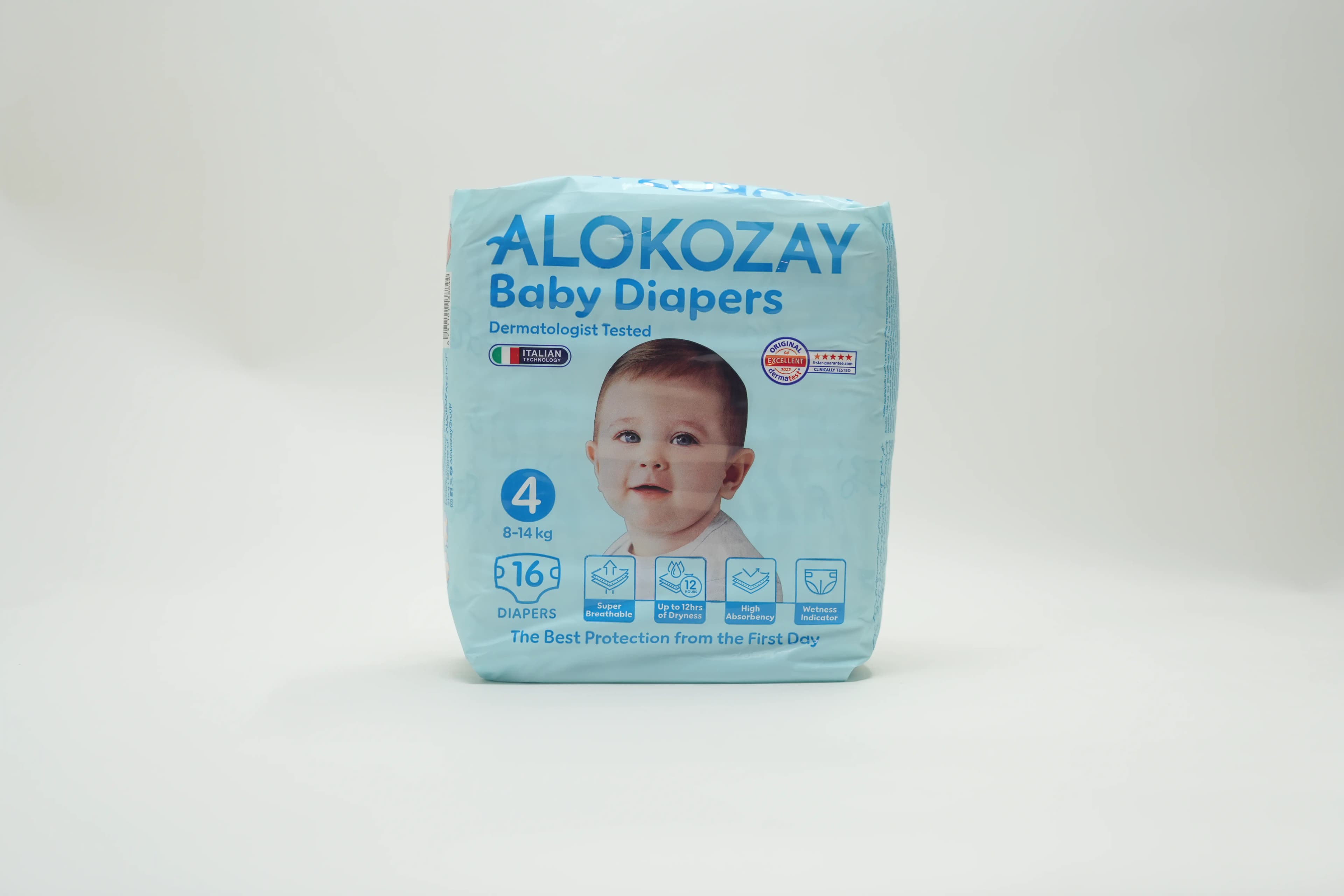 Alokozay Premium Baby Diaper Size 4 16 pcs