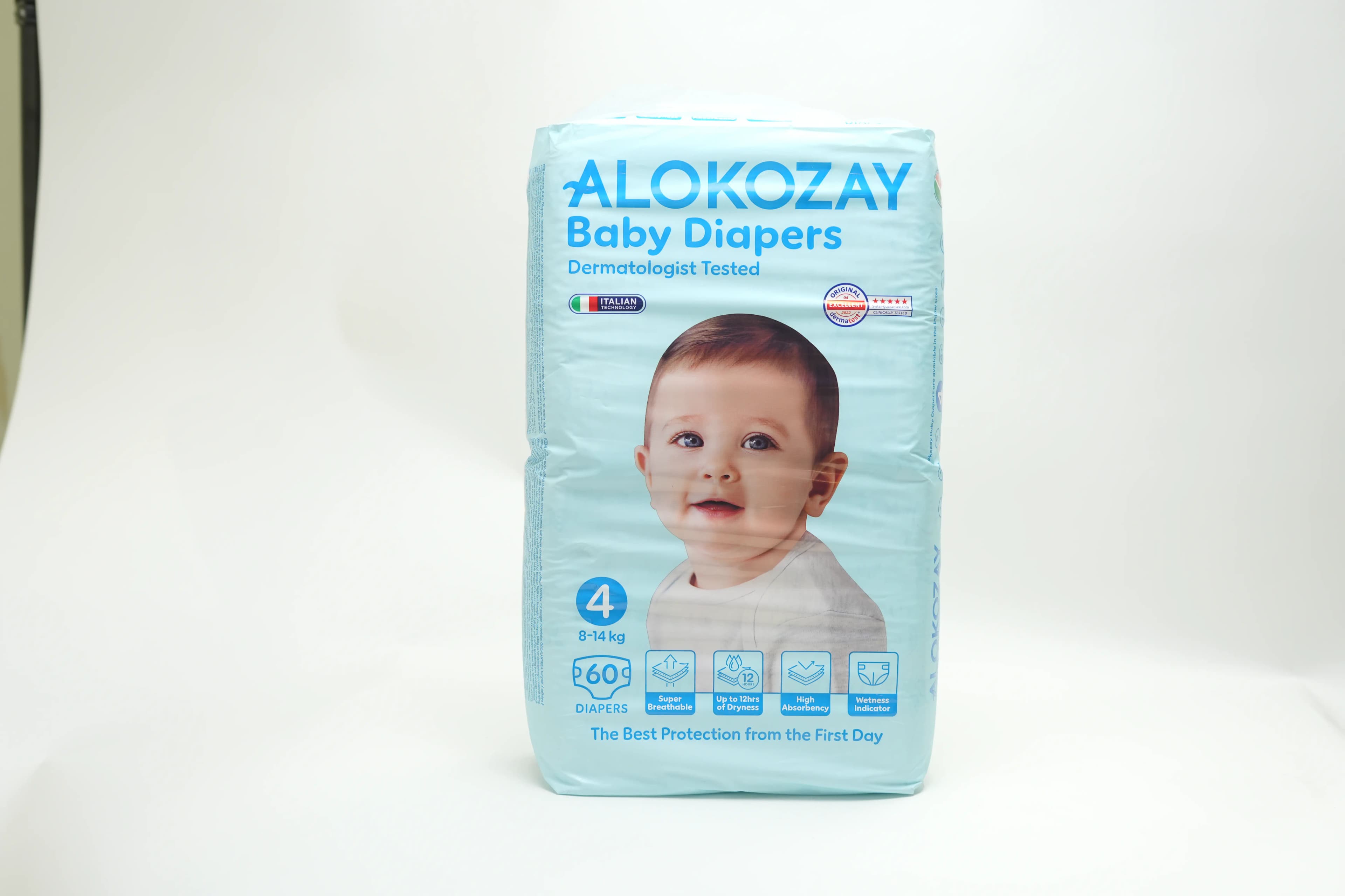 Alokozay Premium Baby Diaper Size 4 60 pcs