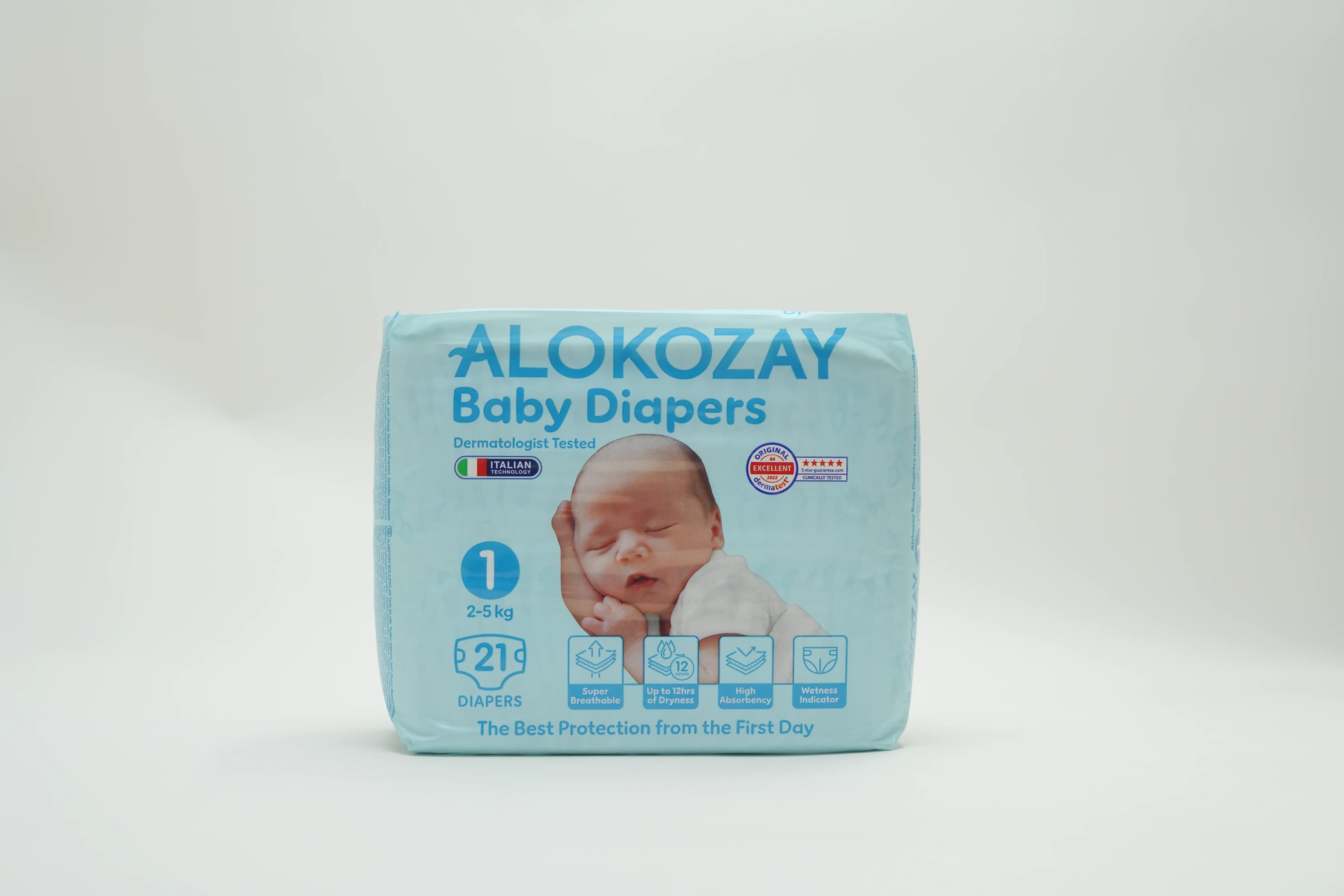 Alokozay Premium Baby Diaper Size 1 21 pcs