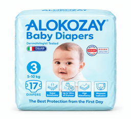 Alokozay Premium Baby Diaper Size 3 17 pcs - image 2