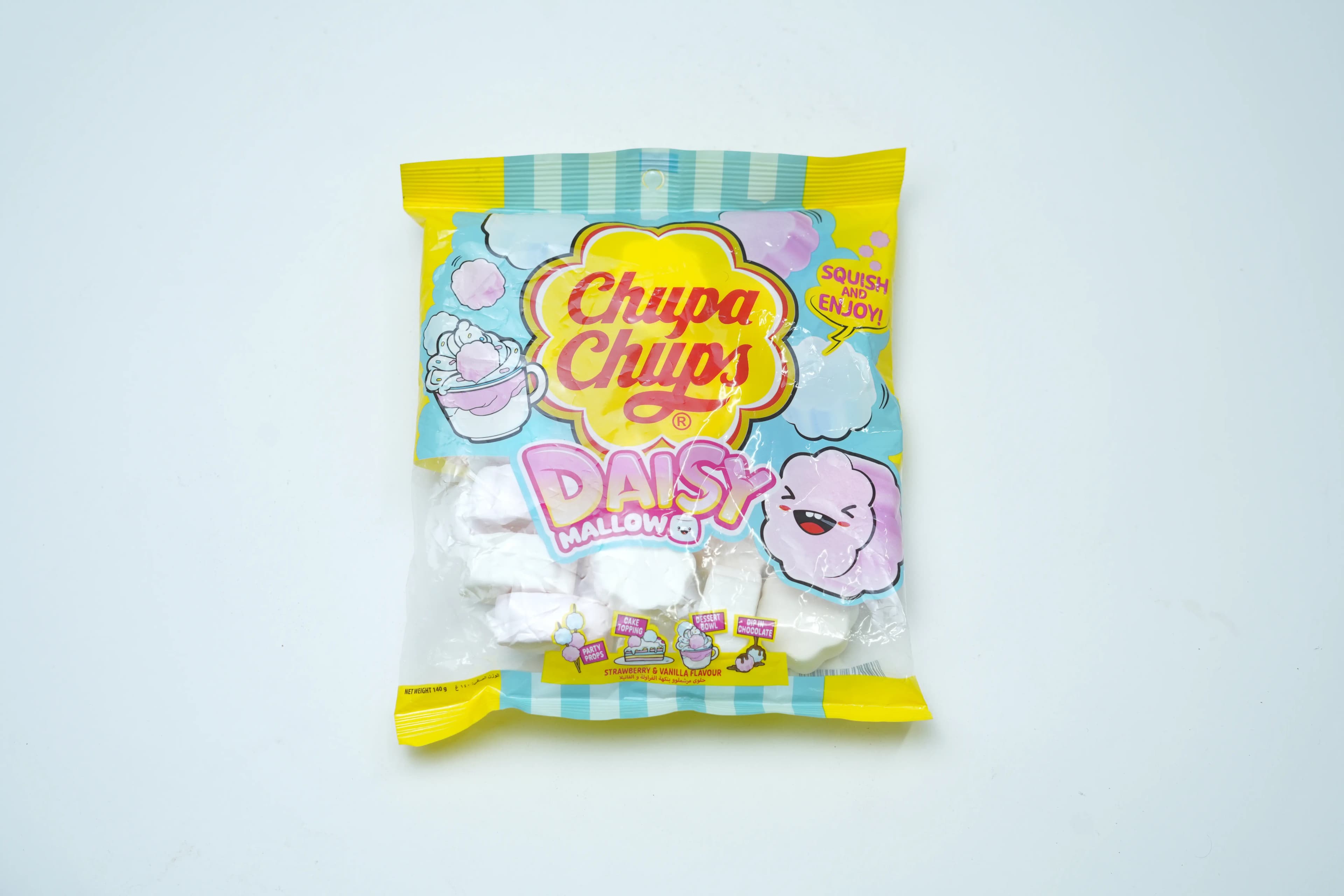 Chupa Chups Daisy Mallow Strawberry & Vanilla 140 g