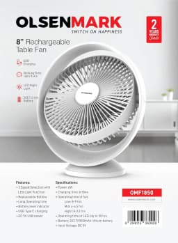 Olsenmark Omf1850 Rech Mini Fan - image 1