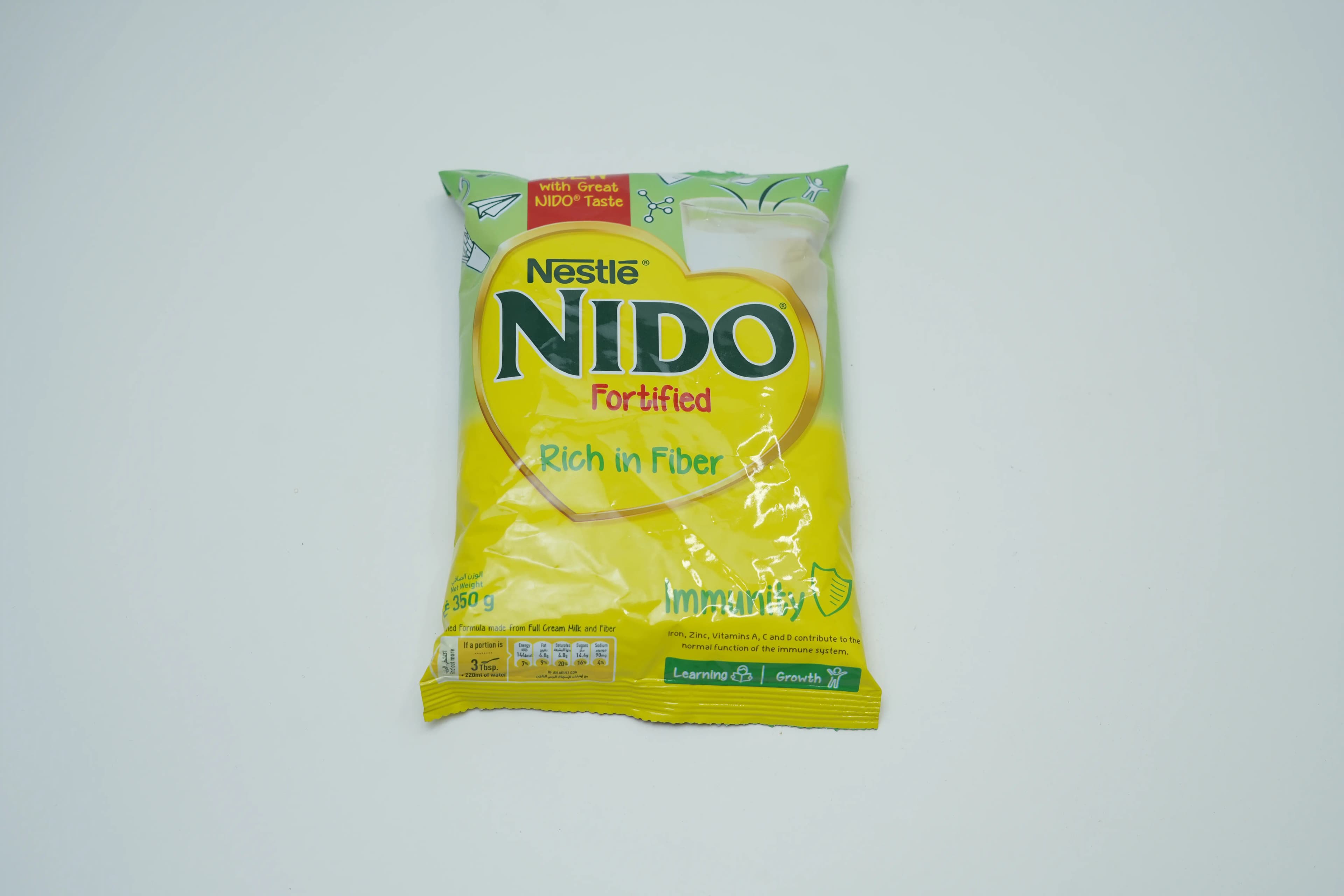 Nido Grow Fiber Milk Powder Pouch 350 g