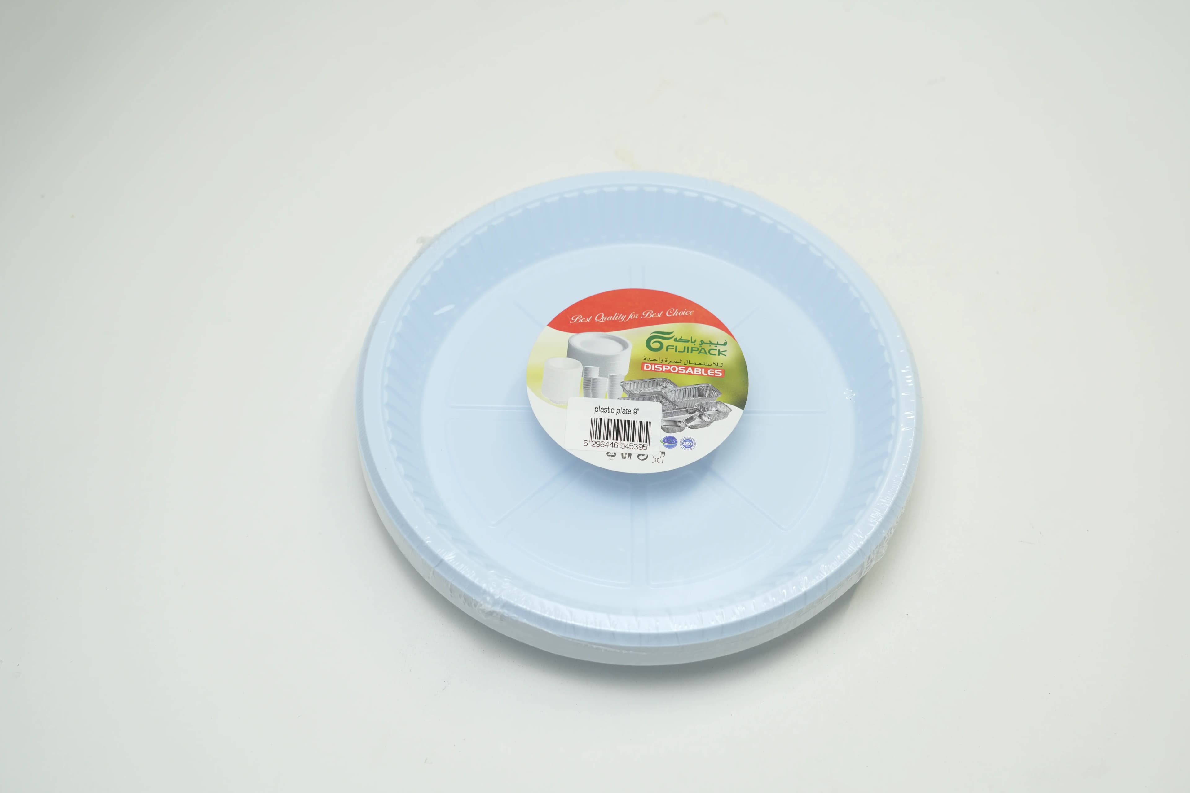 Fiji Pack Plastic Plate 9 9 25 pcs